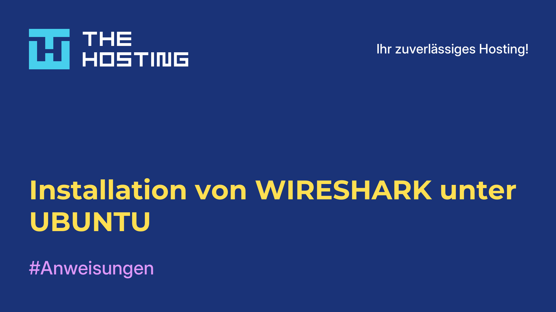 Installation von WIRESHARK unter UBUNTU