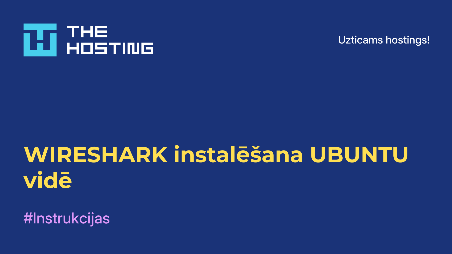 WIRESHARK instalēšana UBUNTU vidē