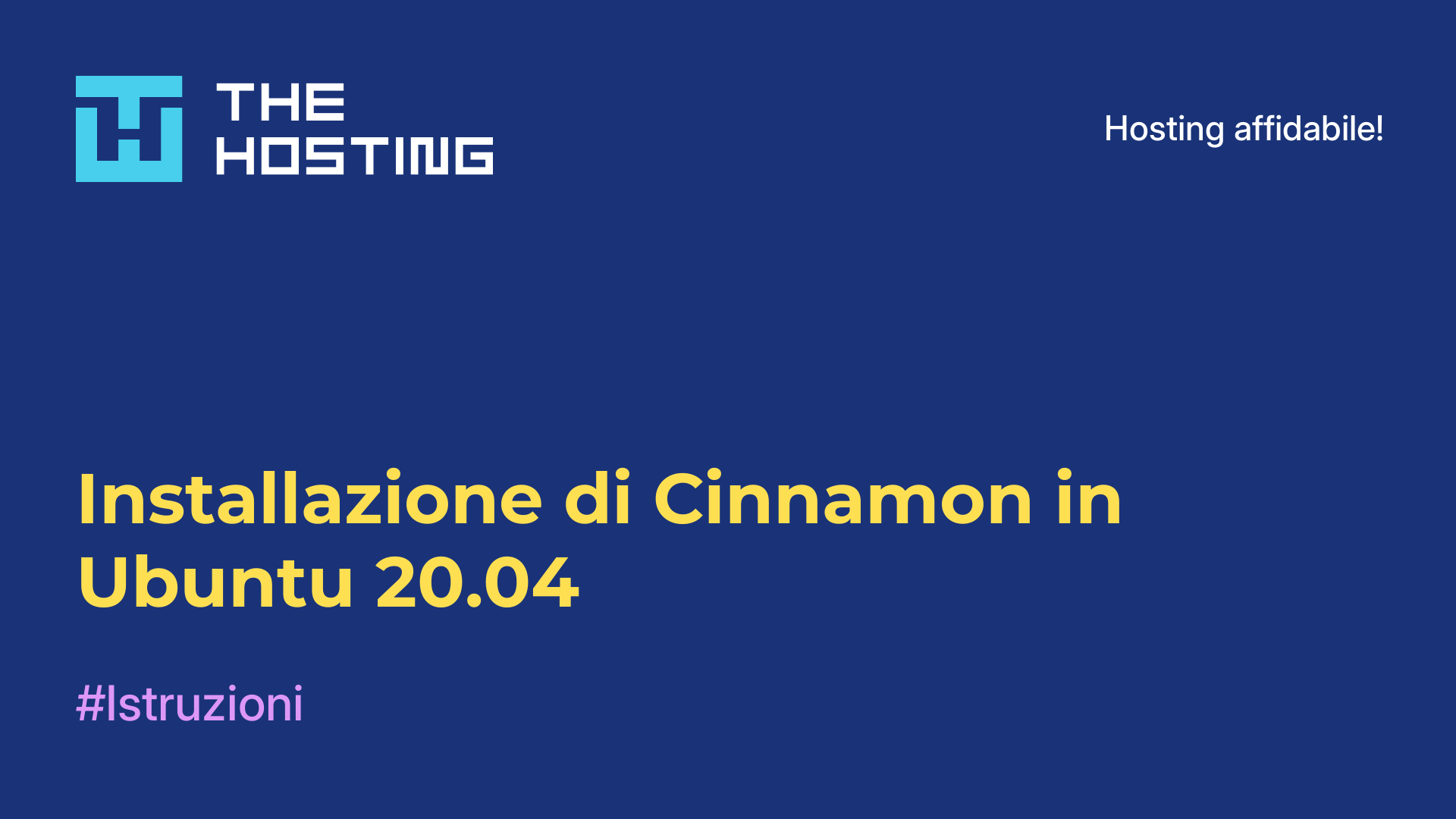 Installazione di Cinnamon in Ubuntu 20.04
