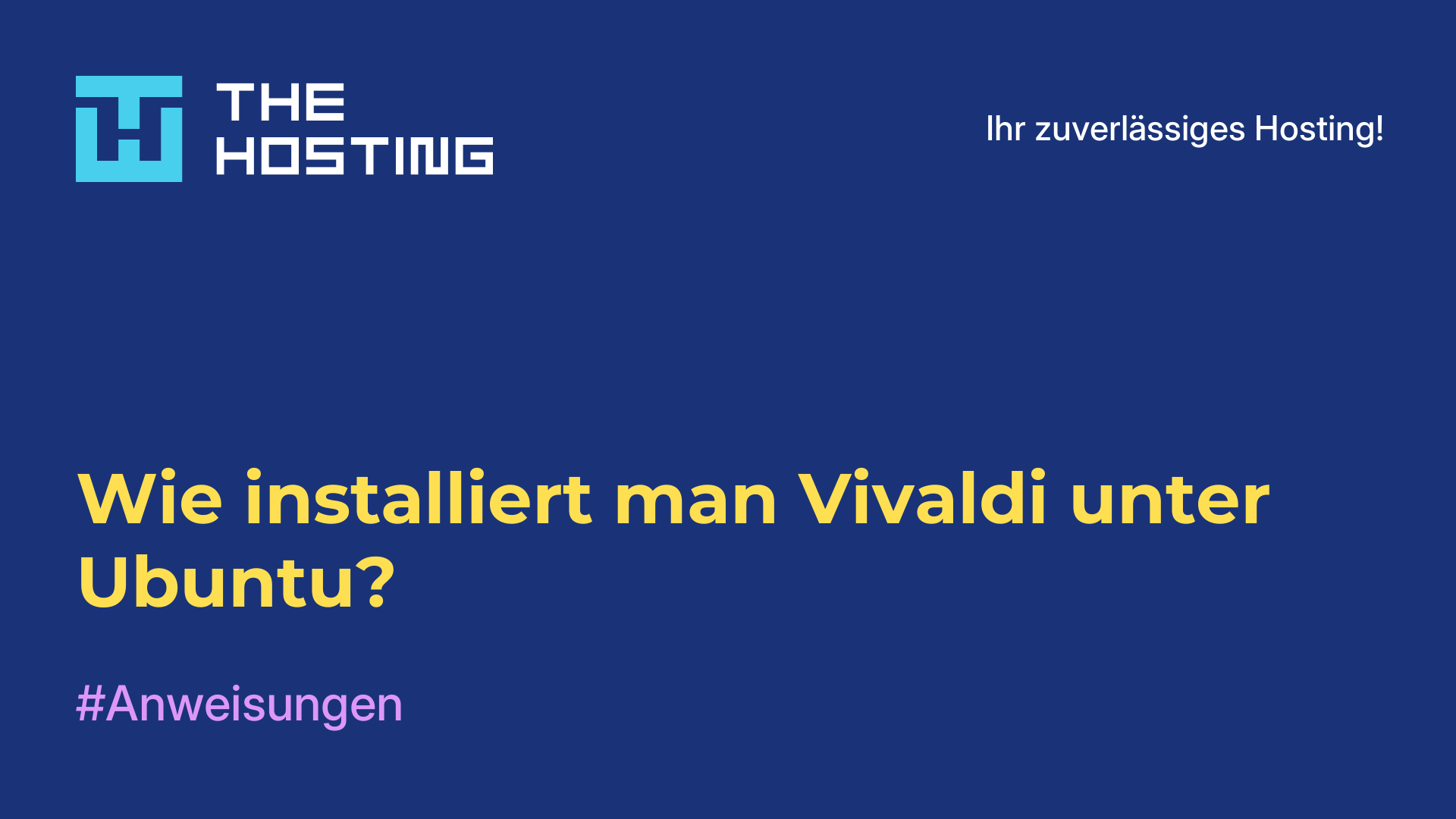 Wie installiert man Vivaldi unter Ubuntu?