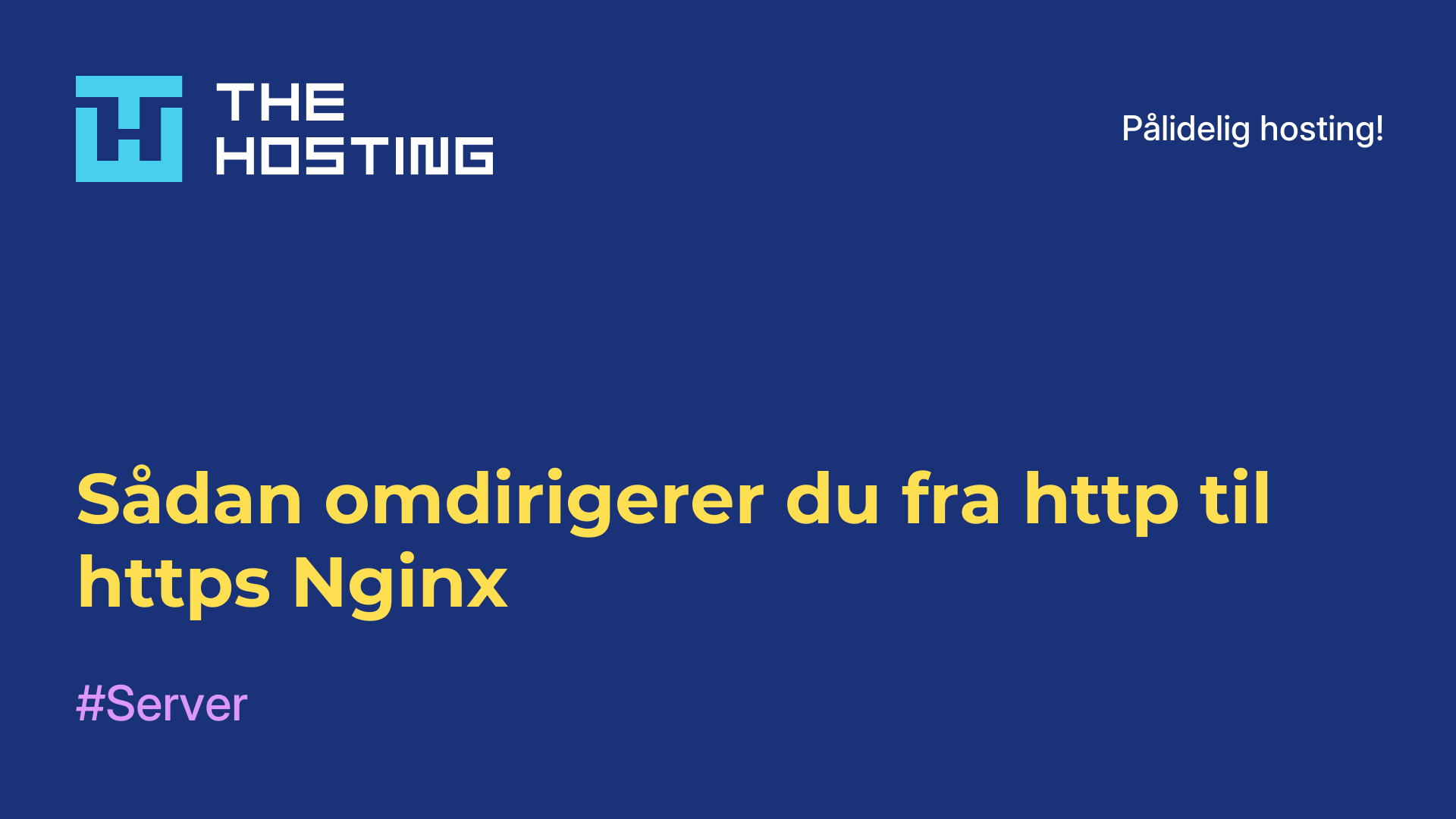 Sådan omdirigerer du fra http til https Nginx