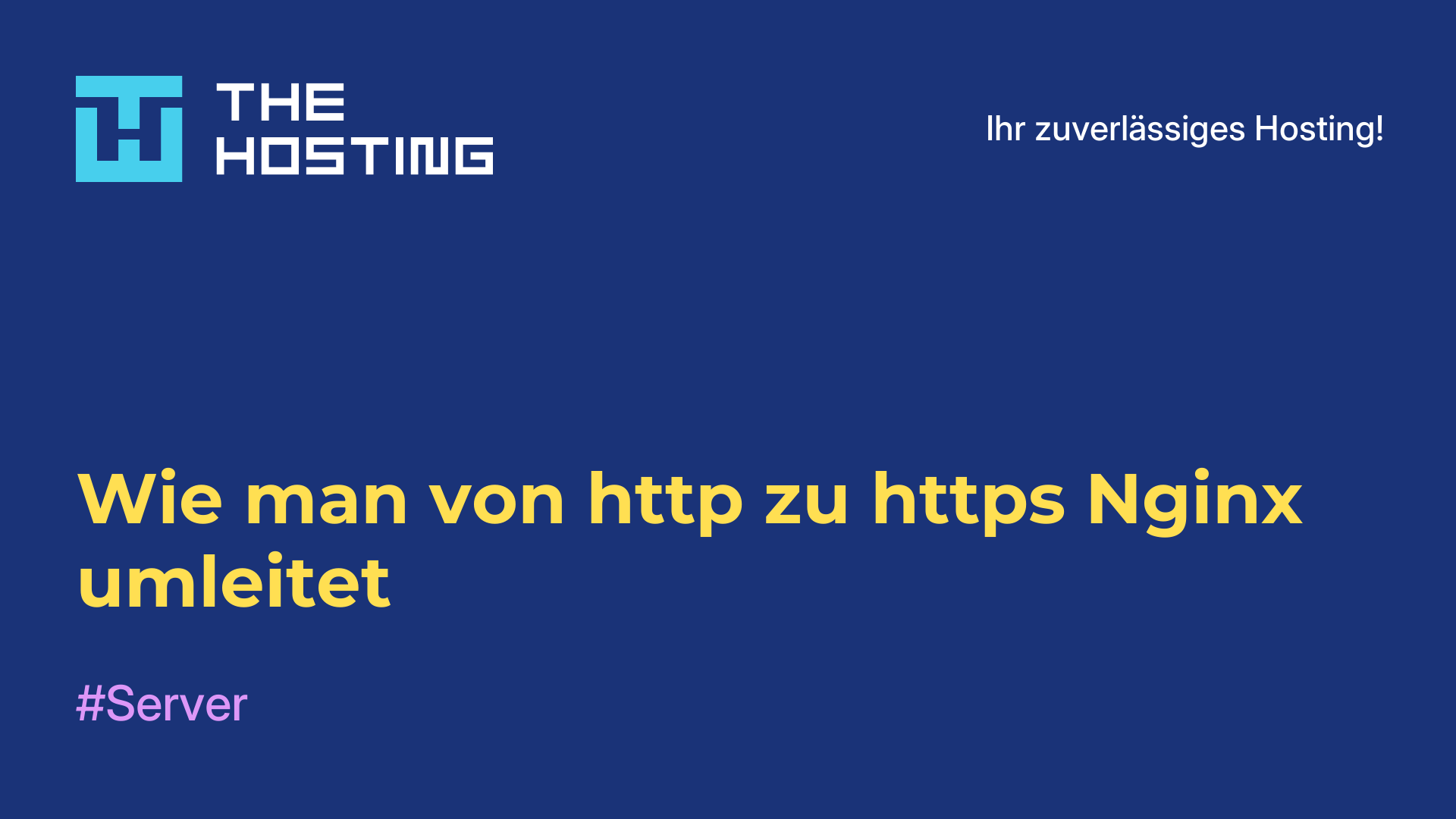 Wie man von http zu https Nginx umleitet