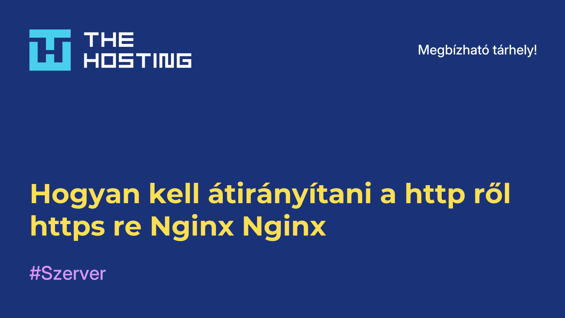 Hogyan kell átirányítani a http-ről https-re Nginx Nginx