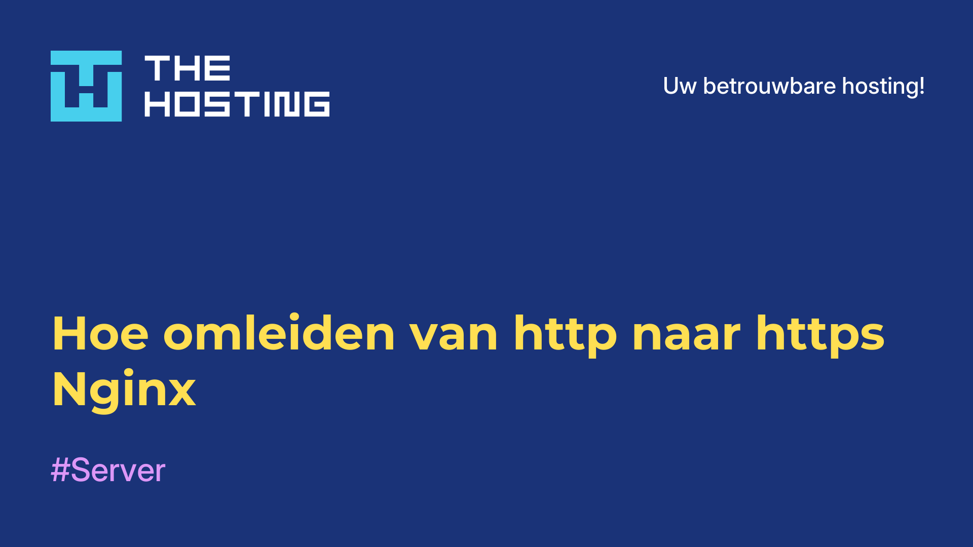 Hoe omleiden van http naar https Nginx