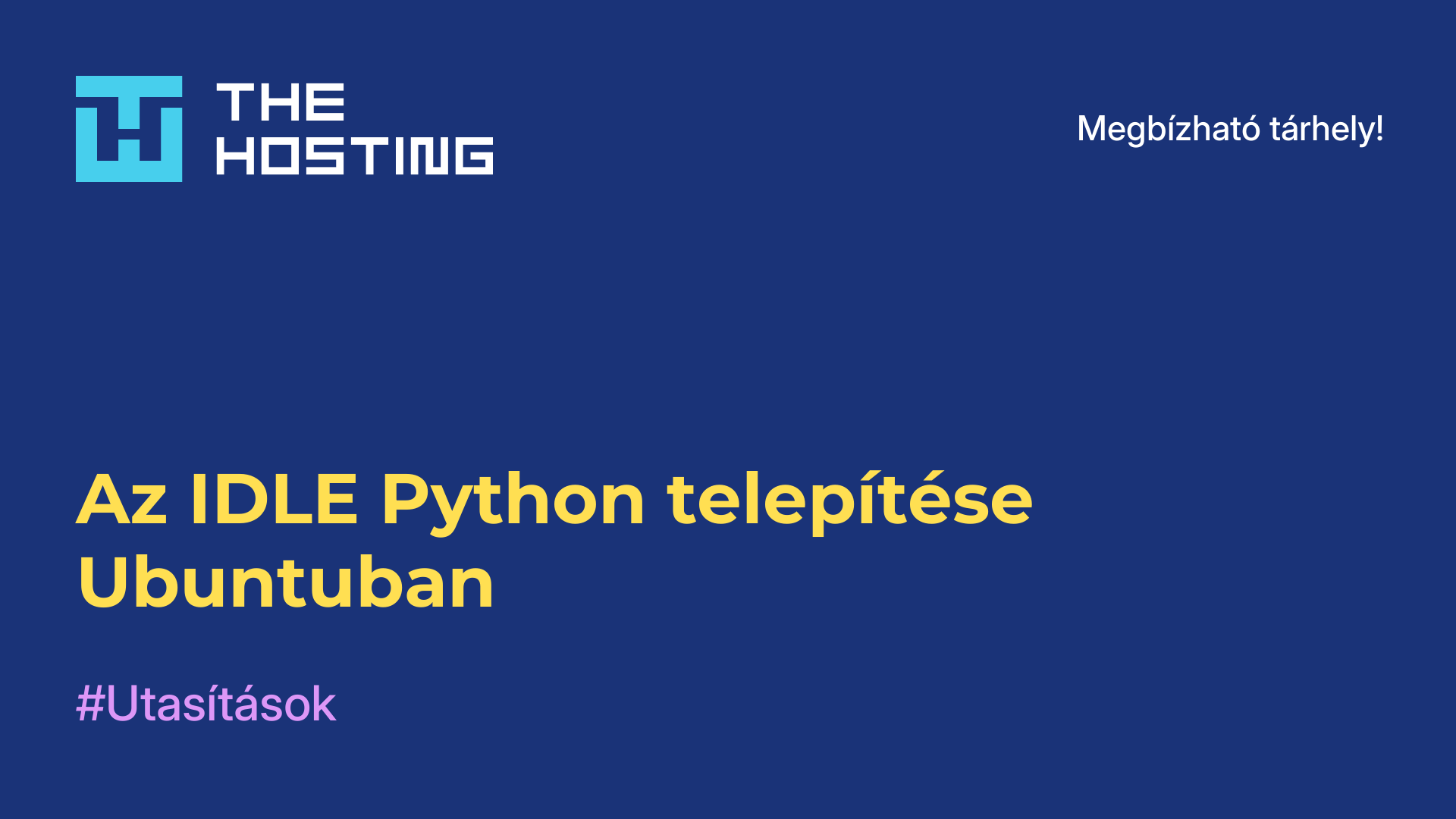 Az IDLE Python telepítése Ubuntuban