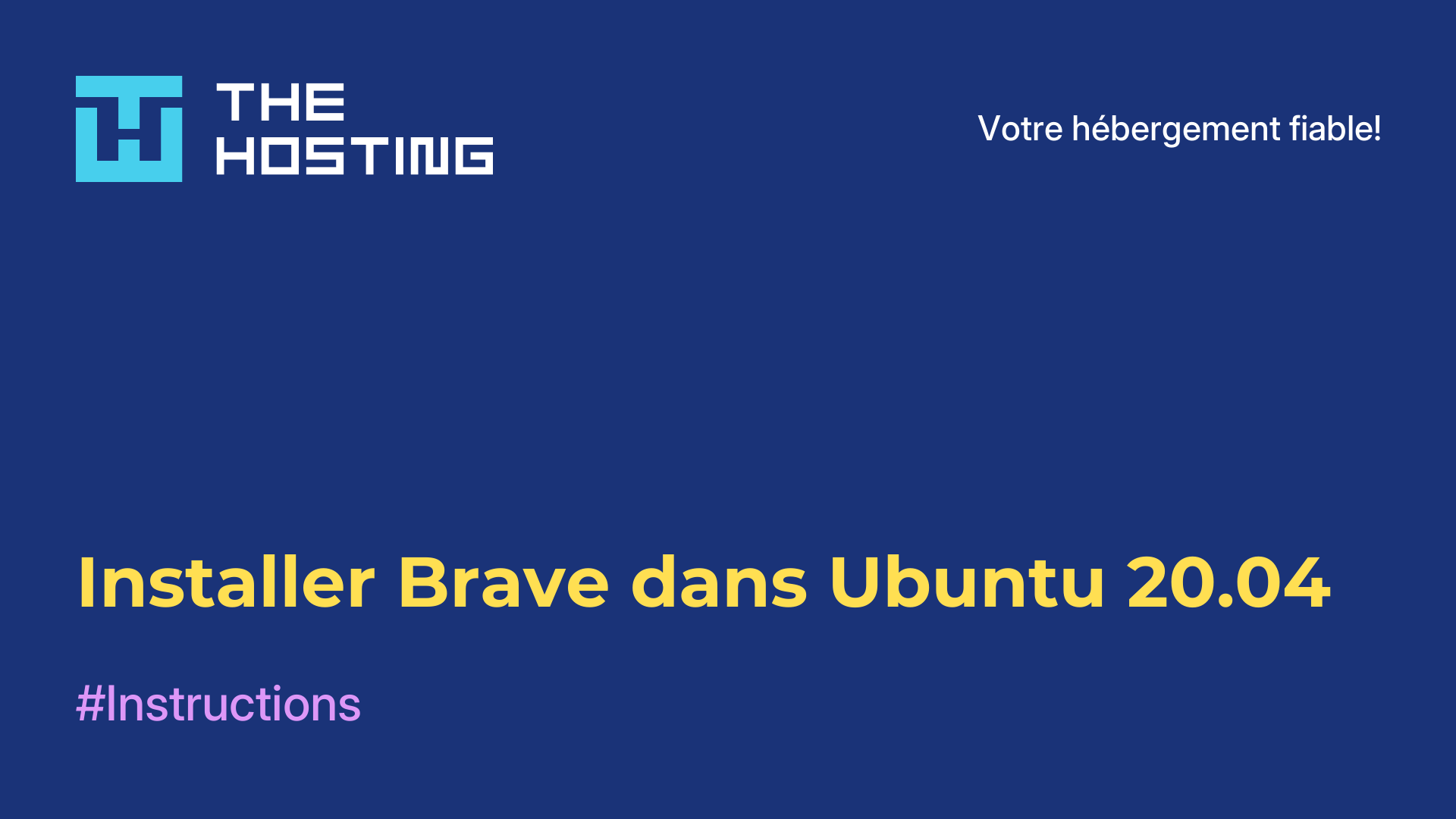 Installer Brave dans Ubuntu 20.04