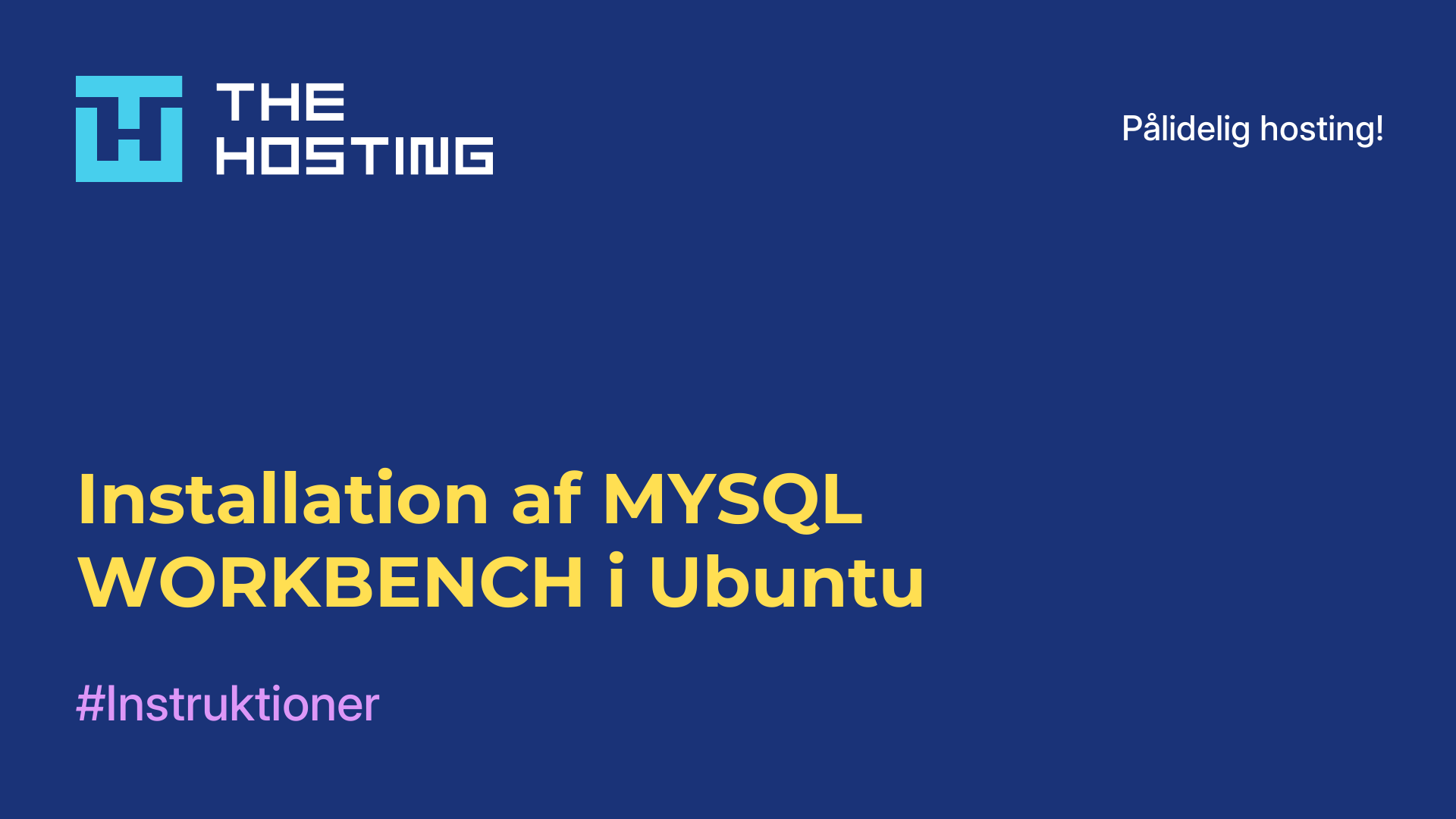Installation af MYSQL WORKBENCH i Ubuntu