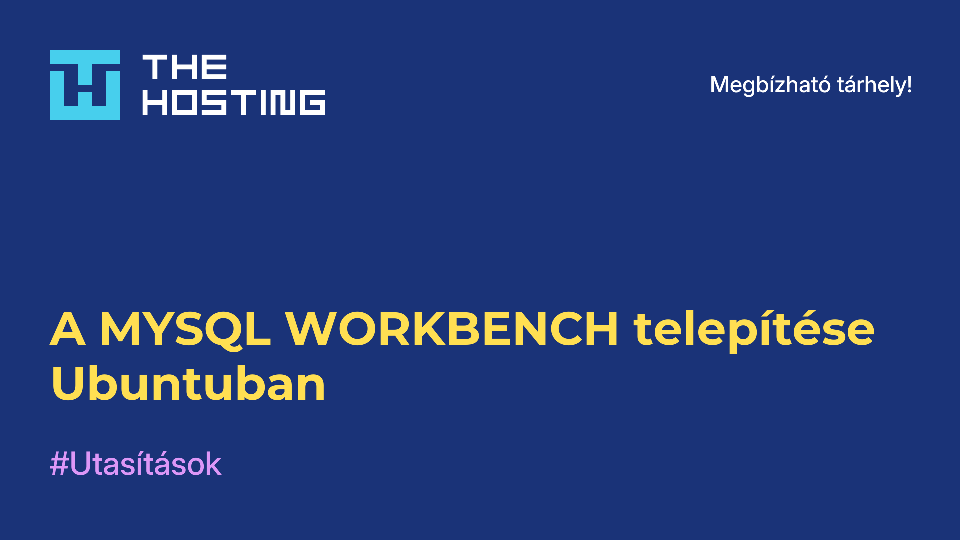 A MYSQL WORKBENCH telepítése Ubuntuban