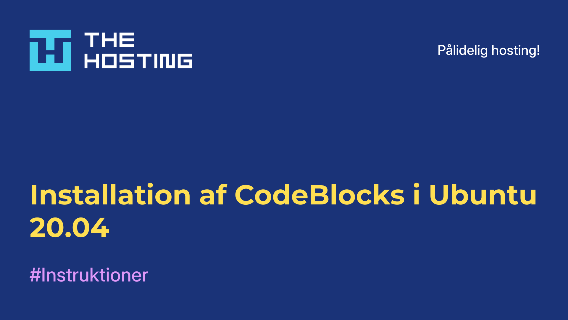 Installation af CodeBlocks i Ubuntu 20.04