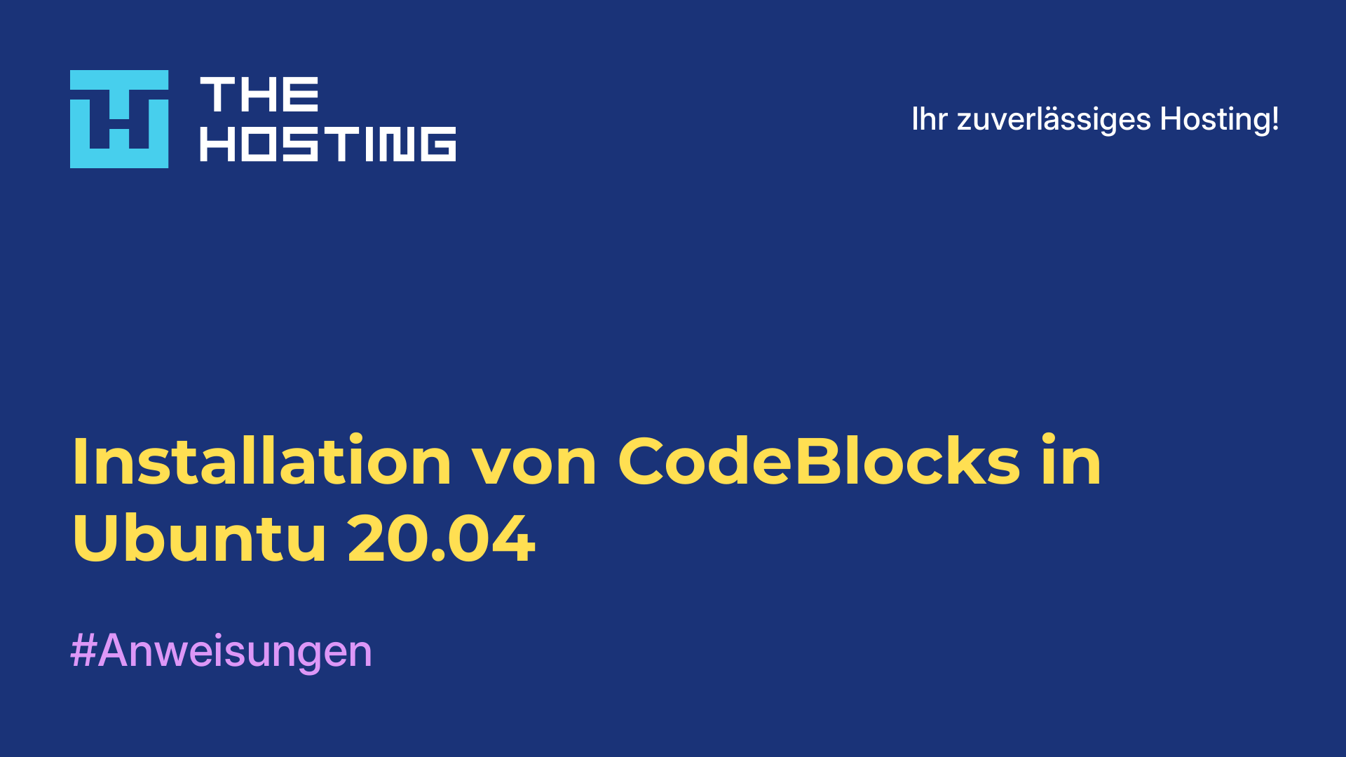 Installation von CodeBlocks in Ubuntu 20.04