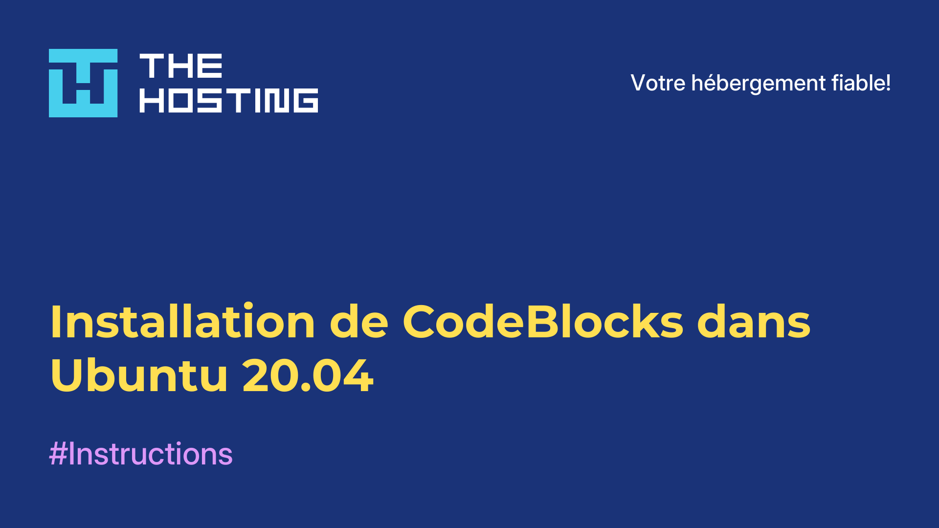Installation de CodeBlocks dans Ubuntu 20.04