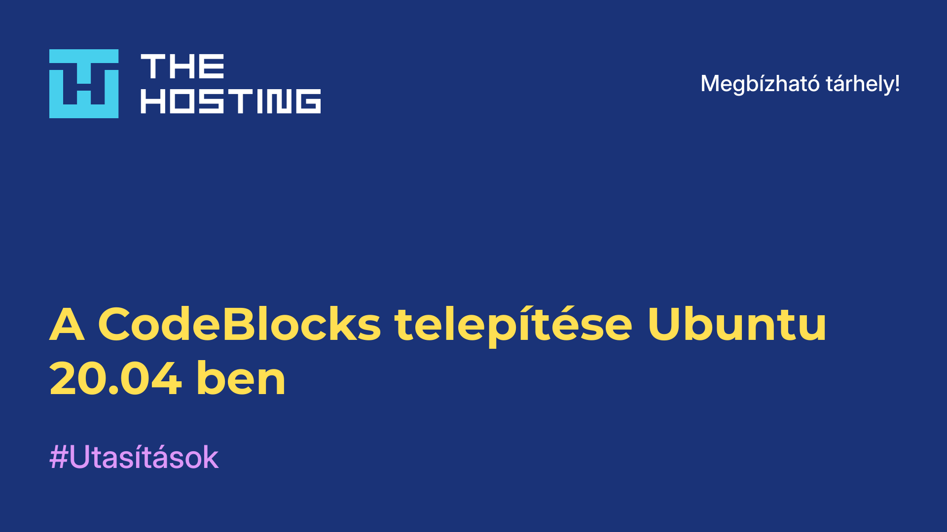 A CodeBlocks telepítése Ubuntu 20.04-ben