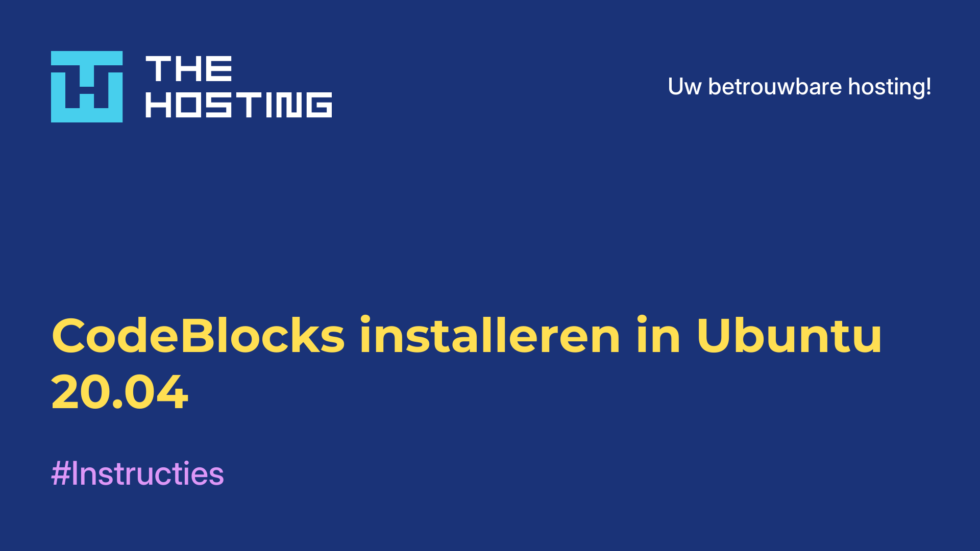 CodeBlocks installeren in Ubuntu 20.04