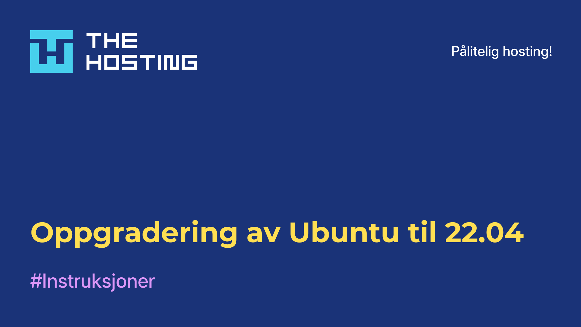 Oppgradering av Ubuntu til 22.04