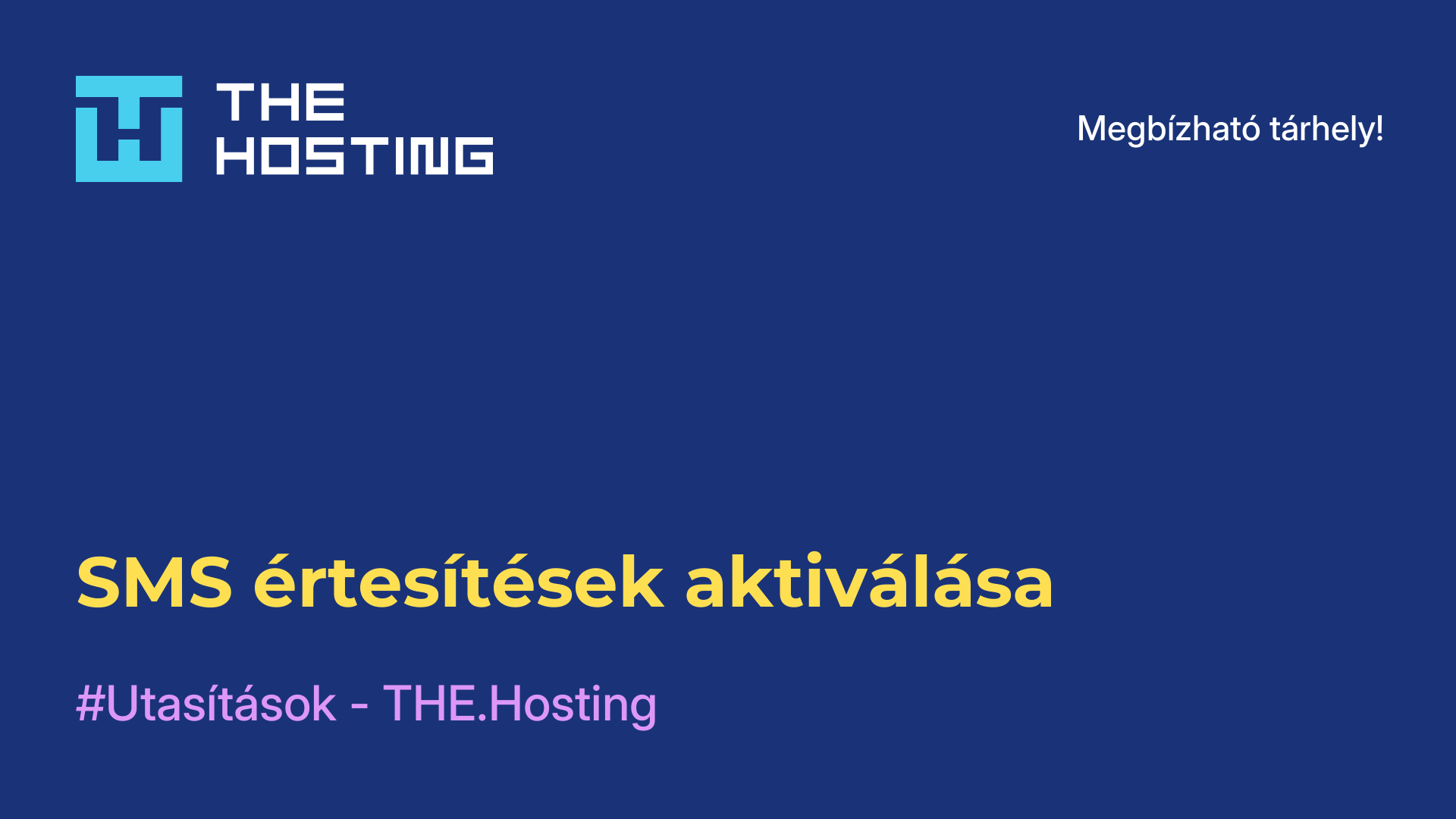 SMS-értesítések aktiválása