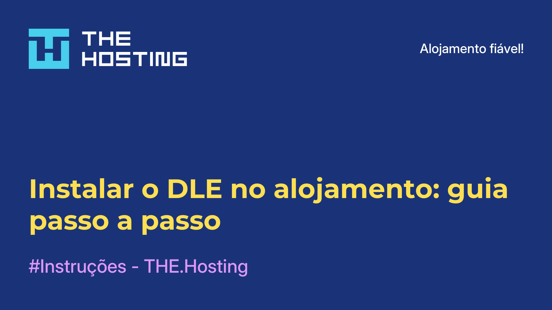 Instalar o DLE no alojamento: guia passo-a-passo