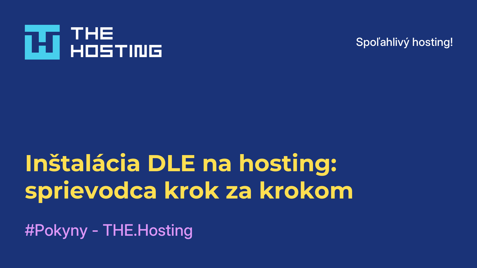 Inštalácia DLE na hosting: sprievodca krok za krokom