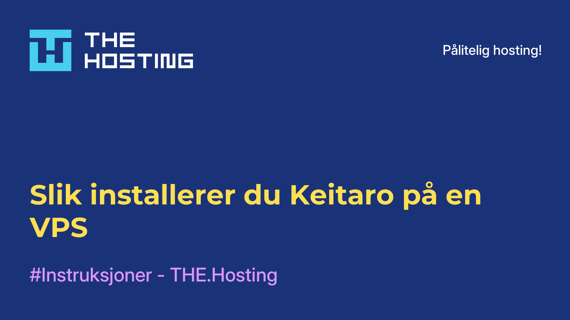 Slik installerer du Keitaro på en VPS