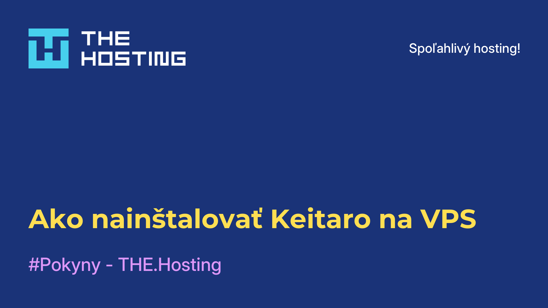 Ako nainštalovať Keitaro na VPS