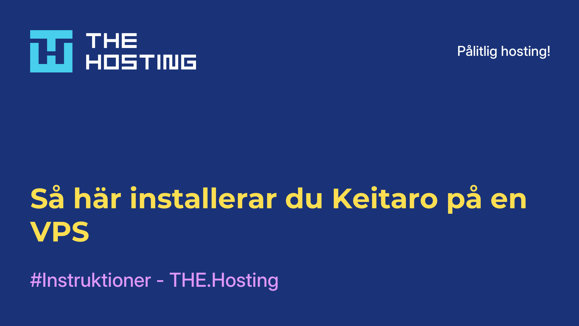 Så här installerar du Keitaro på en VPS