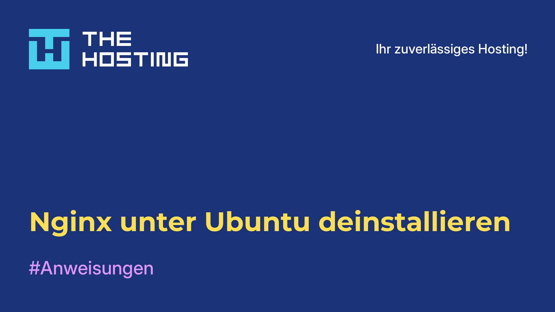 Nginx unter Ubuntu deinstallieren