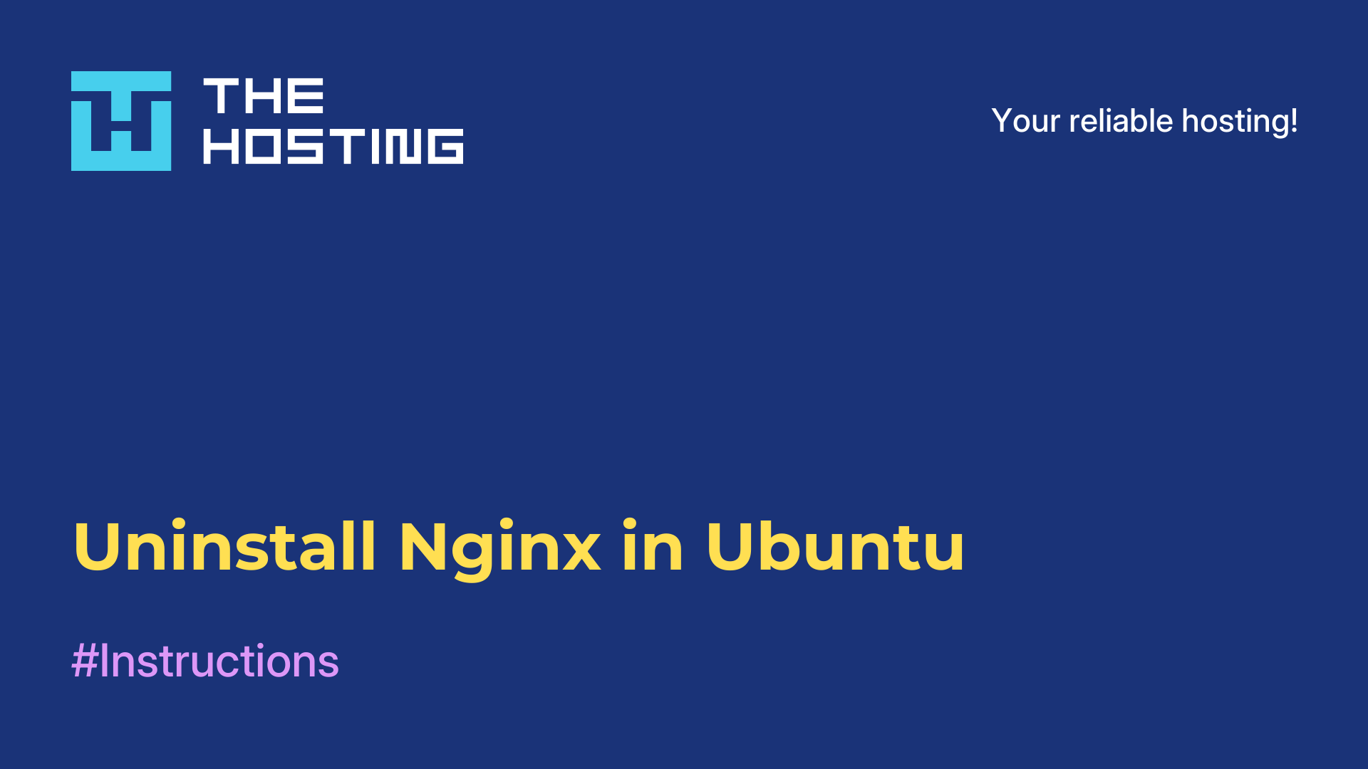 Uninstall Nginx in Ubuntu