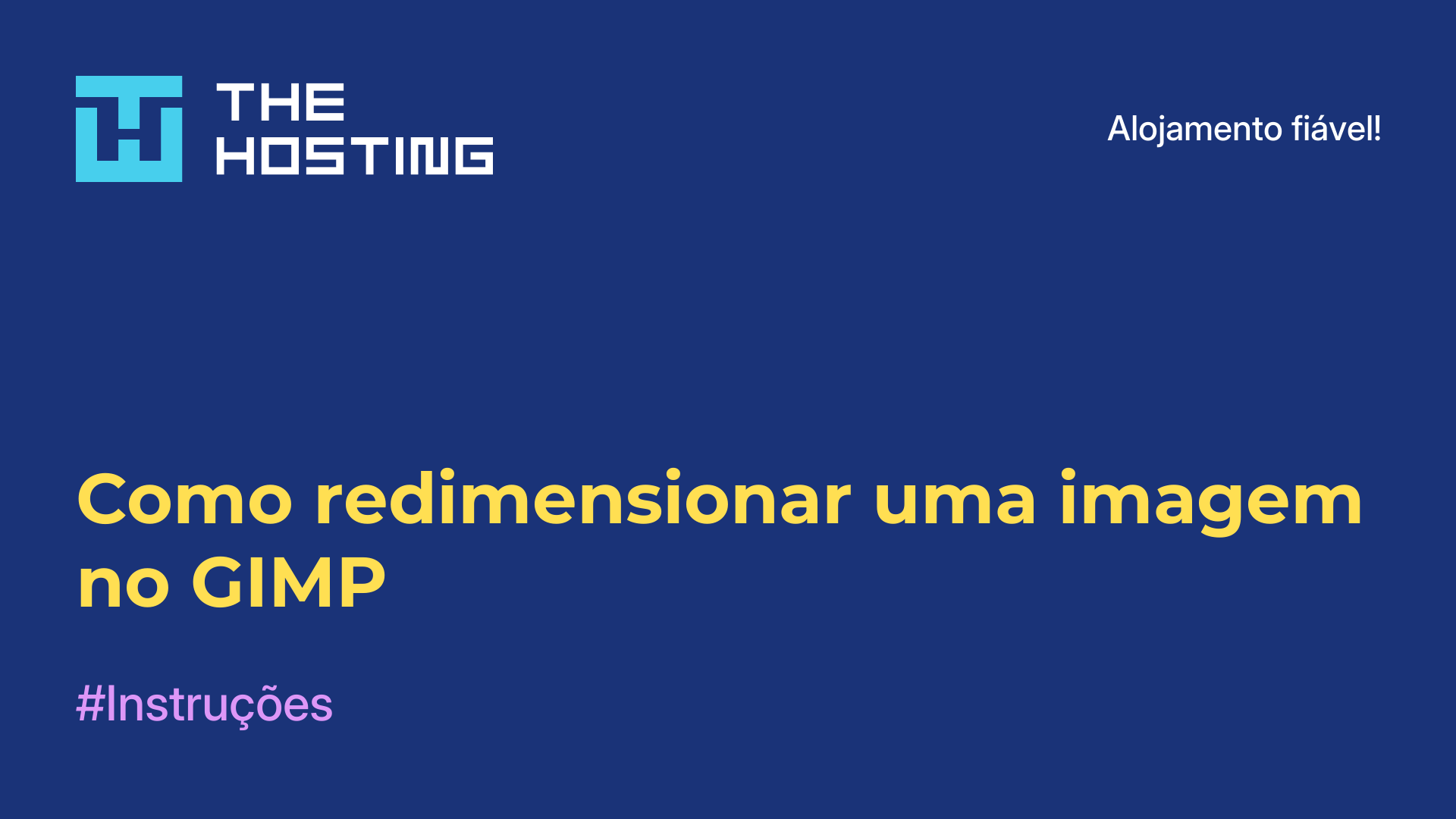 Como redimensionar uma imagem no GIMP