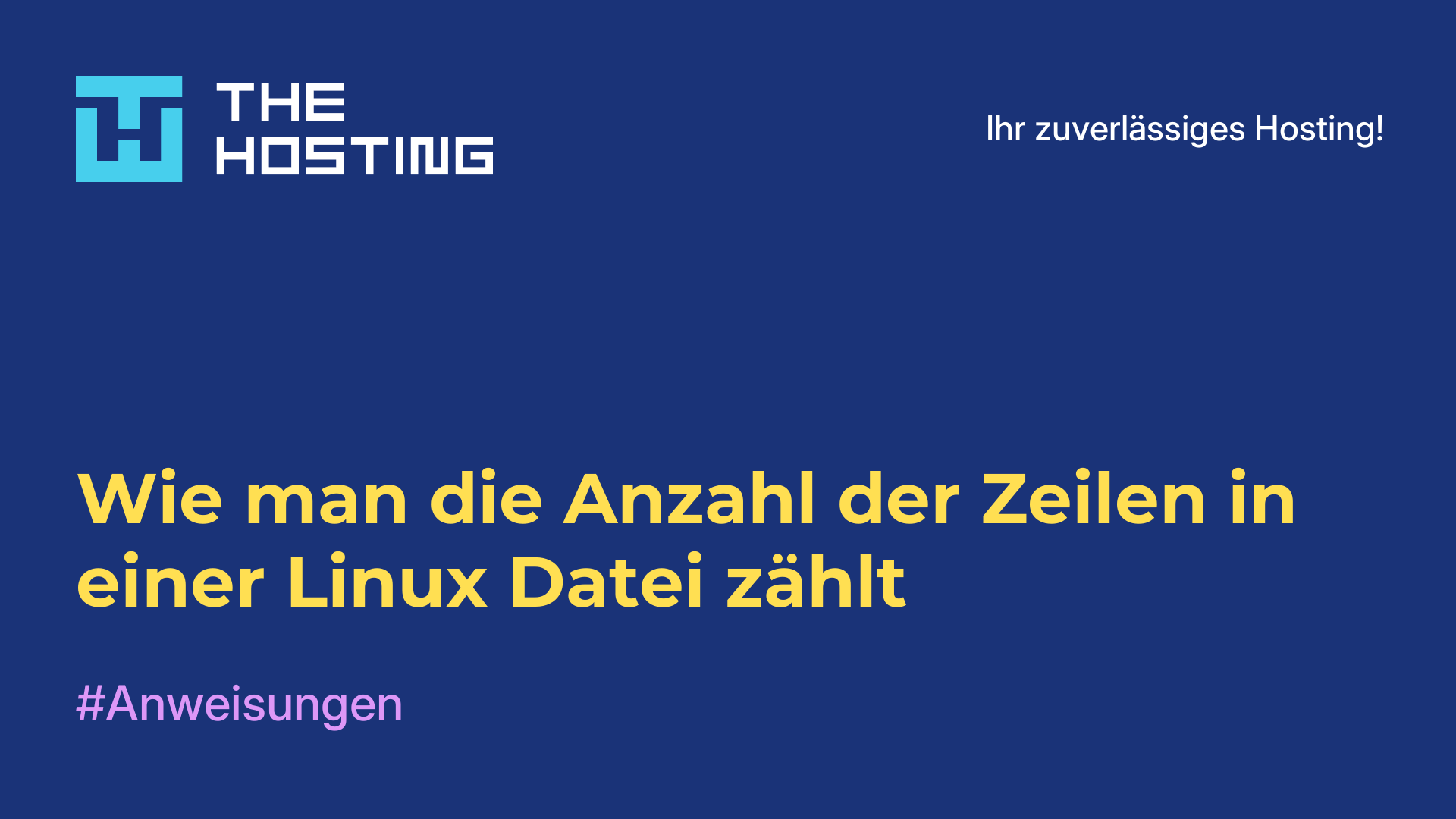Wie man die Anzahl der Zeilen in einer Linux-Datei zählt