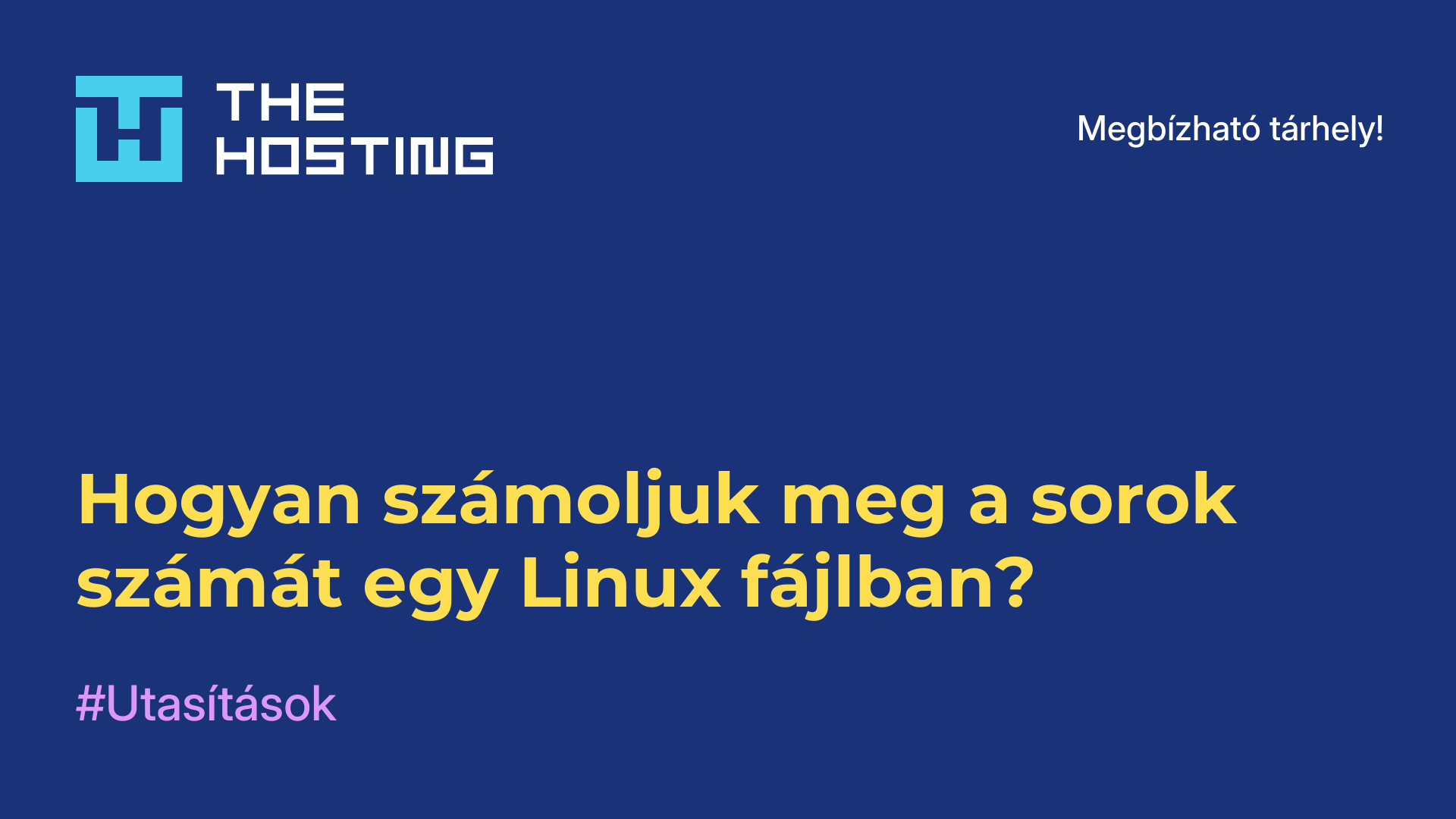 Hogyan számoljuk meg a sorok számát egy Linux fájlban?