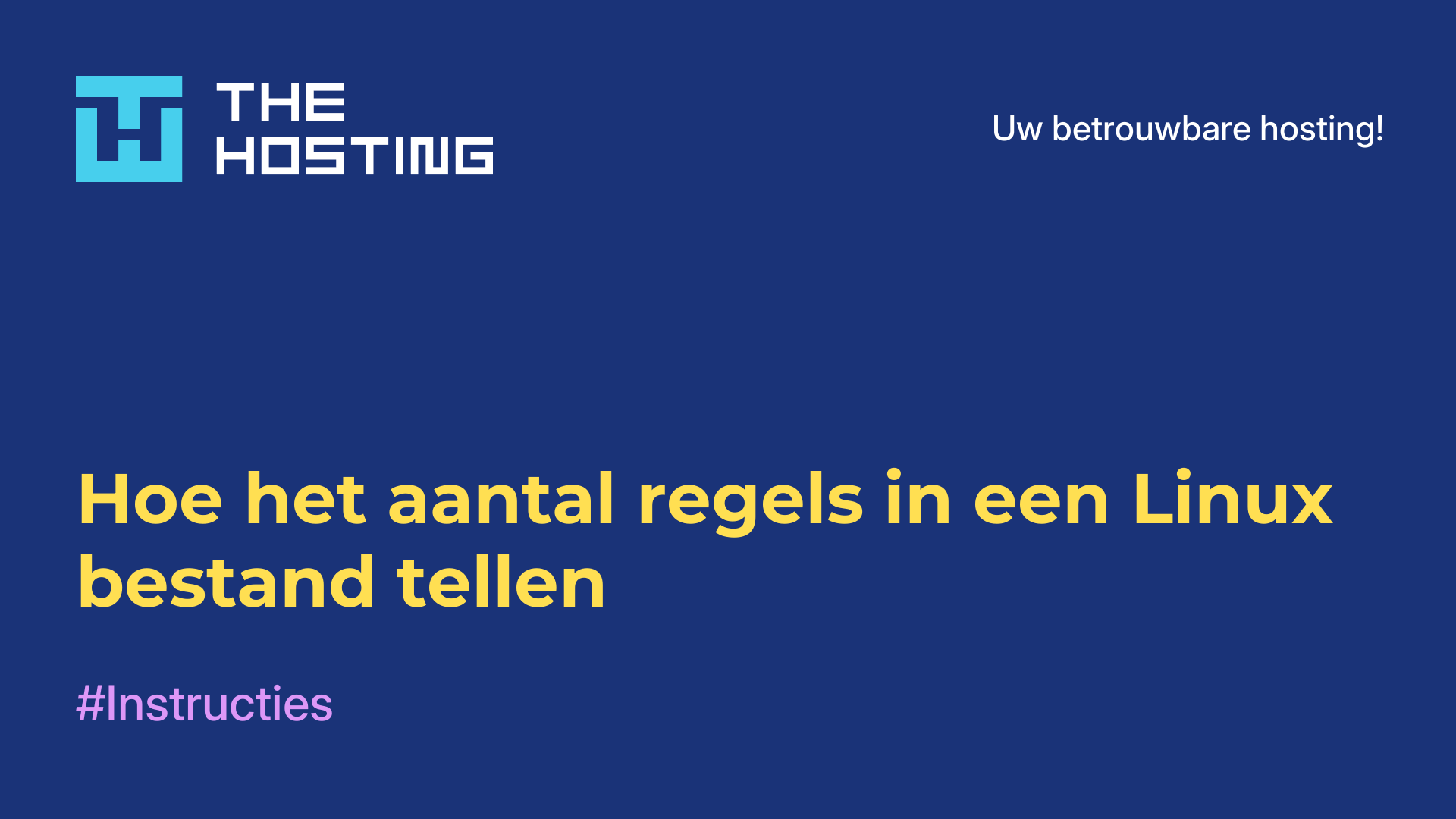 Hoe het aantal regels in een Linux-bestand tellen