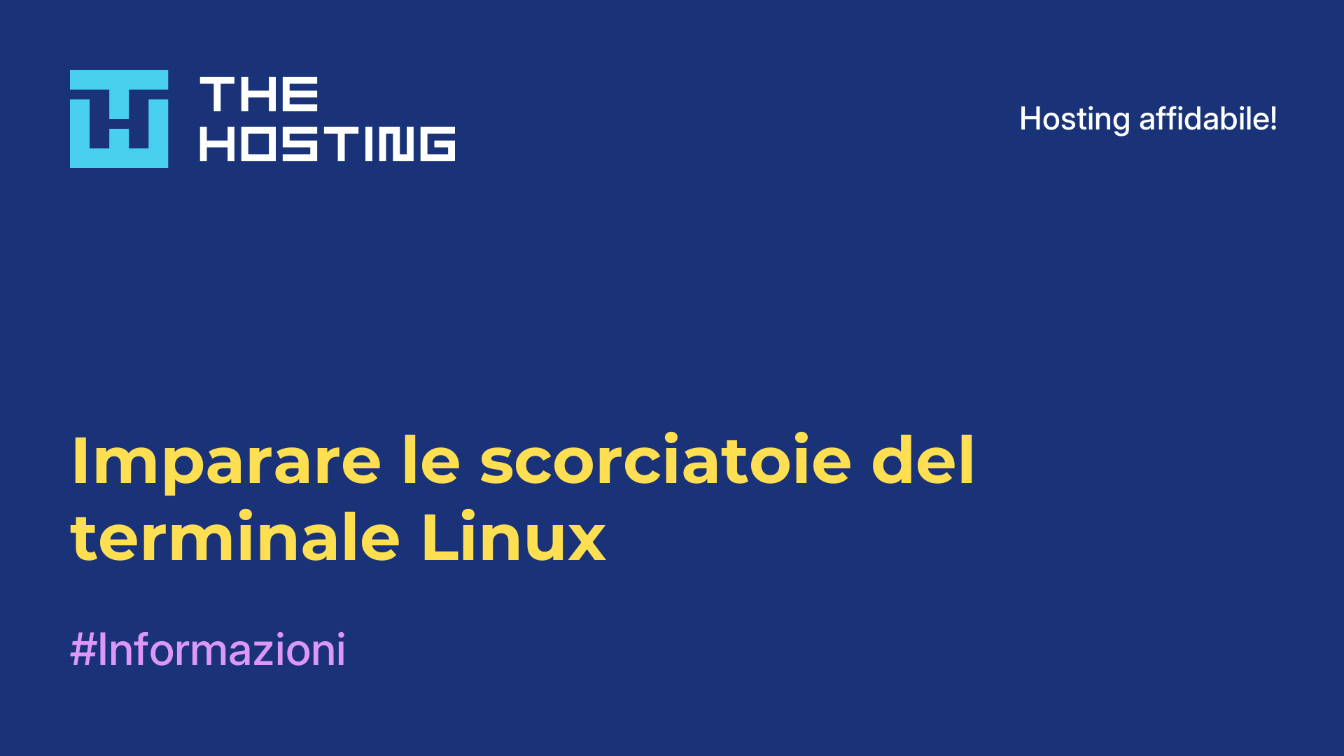 Imparare le scorciatoie del terminale Linux