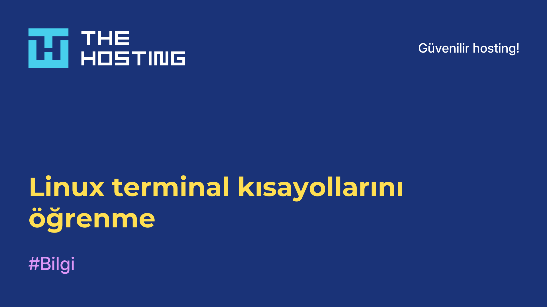 Linux terminal kısayollarını öğrenme