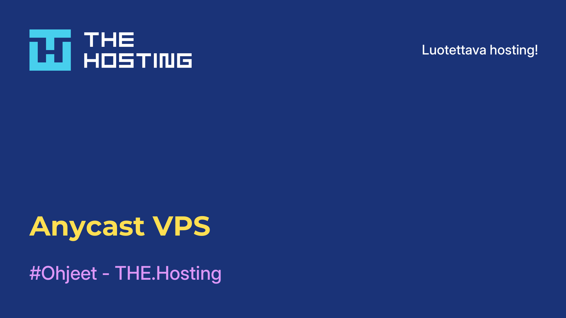 Anycast VPS