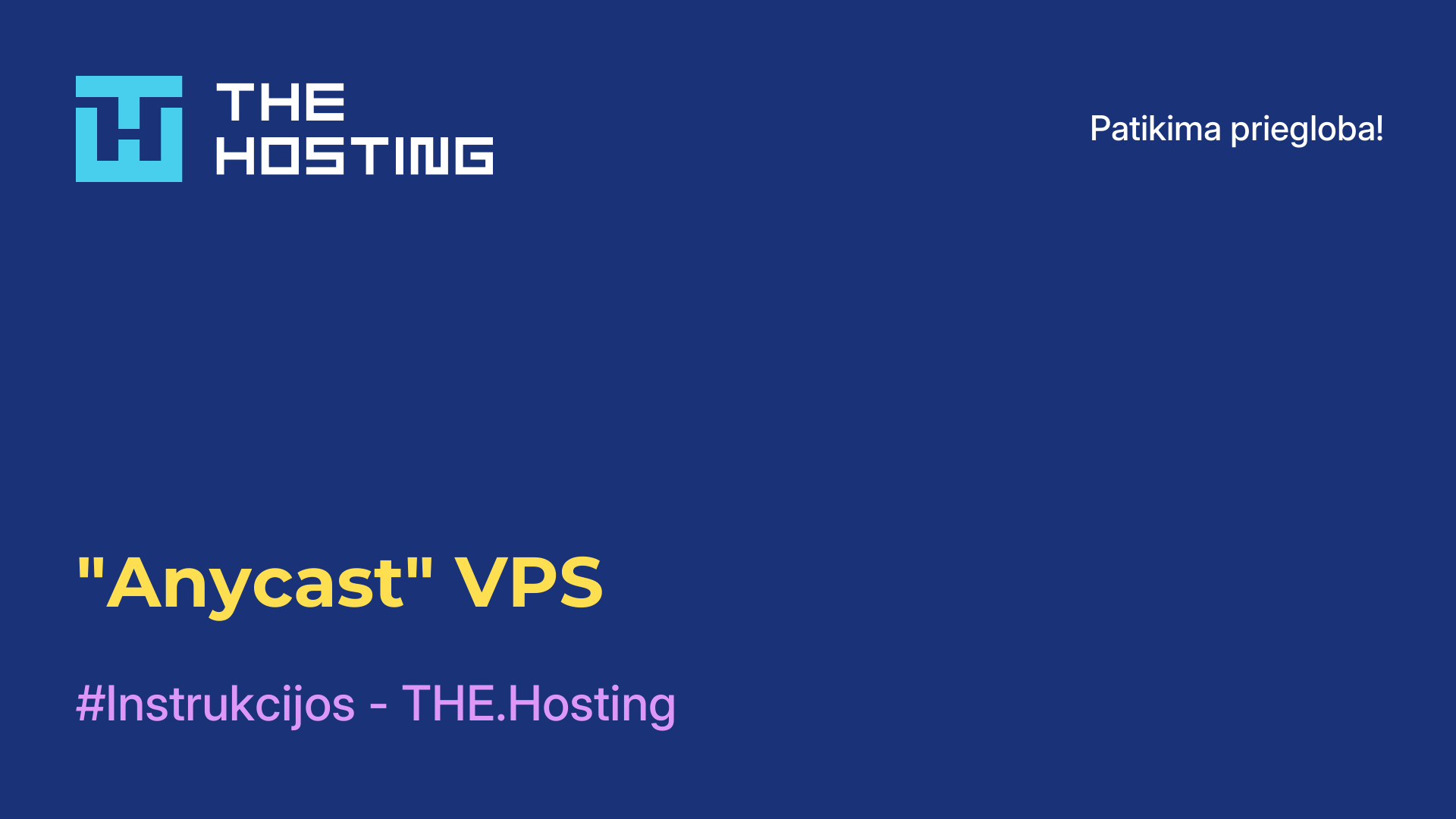 "Anycast" VPS