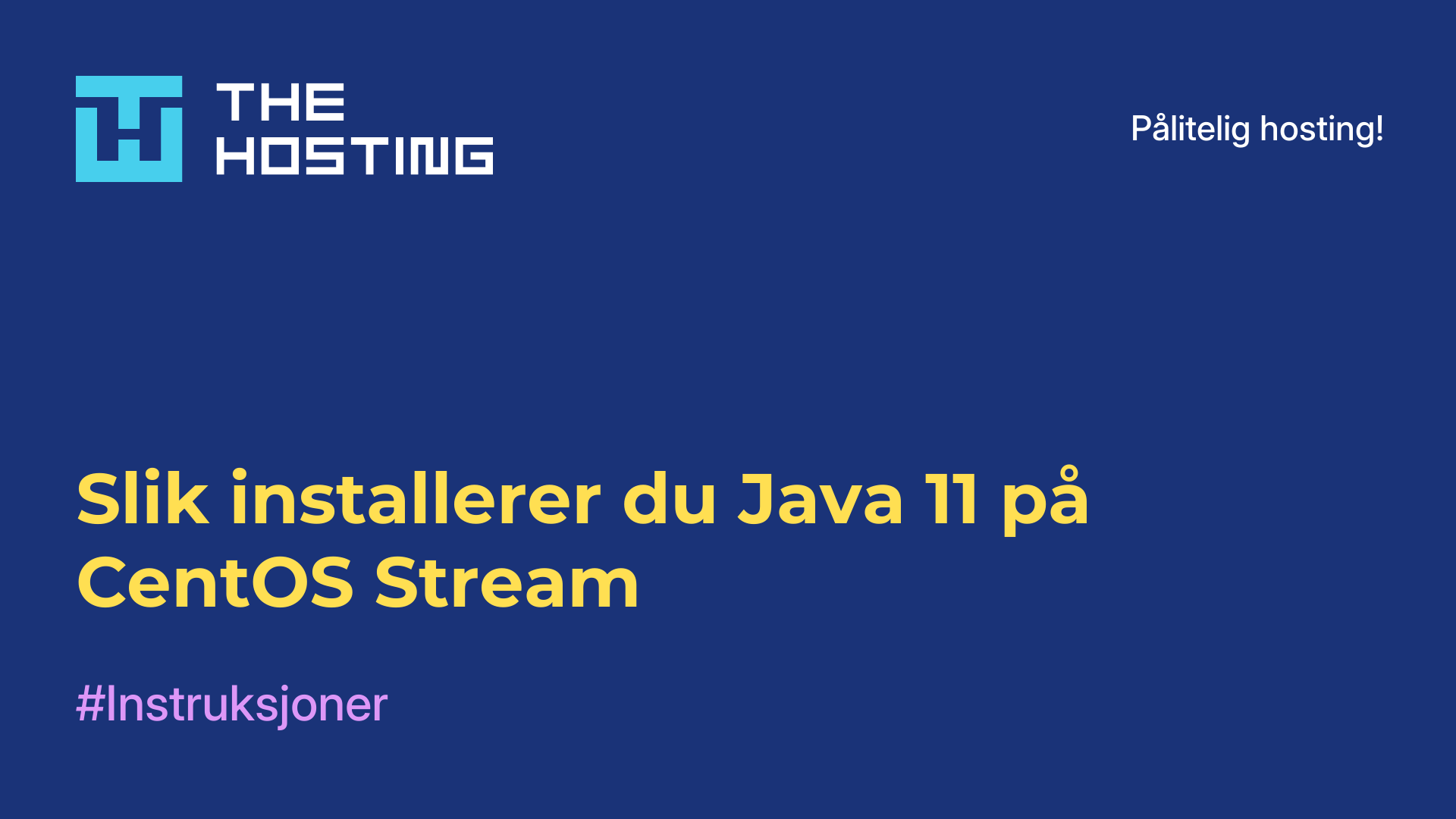 Slik installerer du Java 11 på CentOS Stream