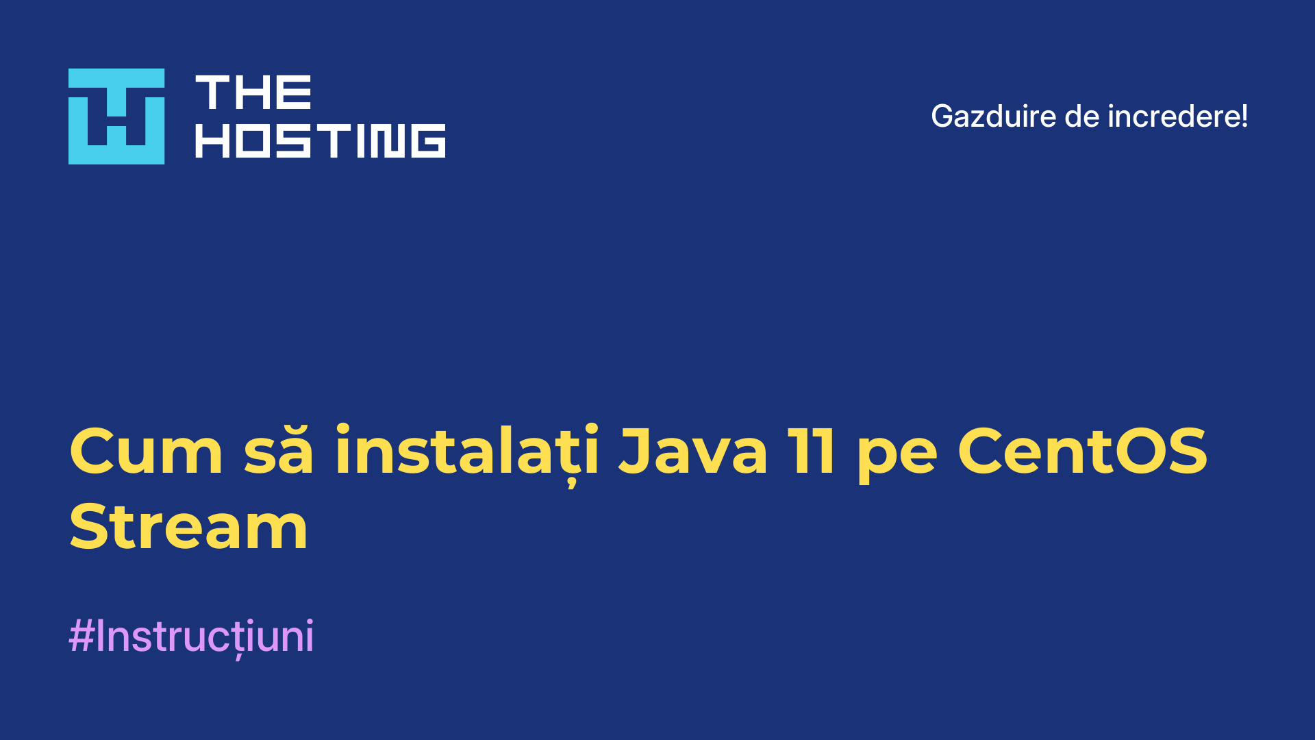 Cum să instalați Java 11 pe CentOS Stream