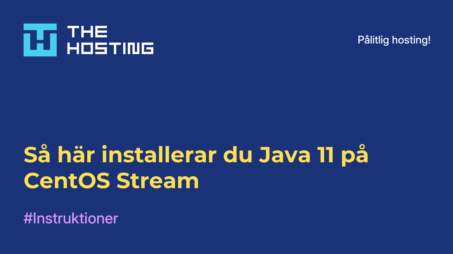 Så här installerar du Java 11 på CentOS Stream