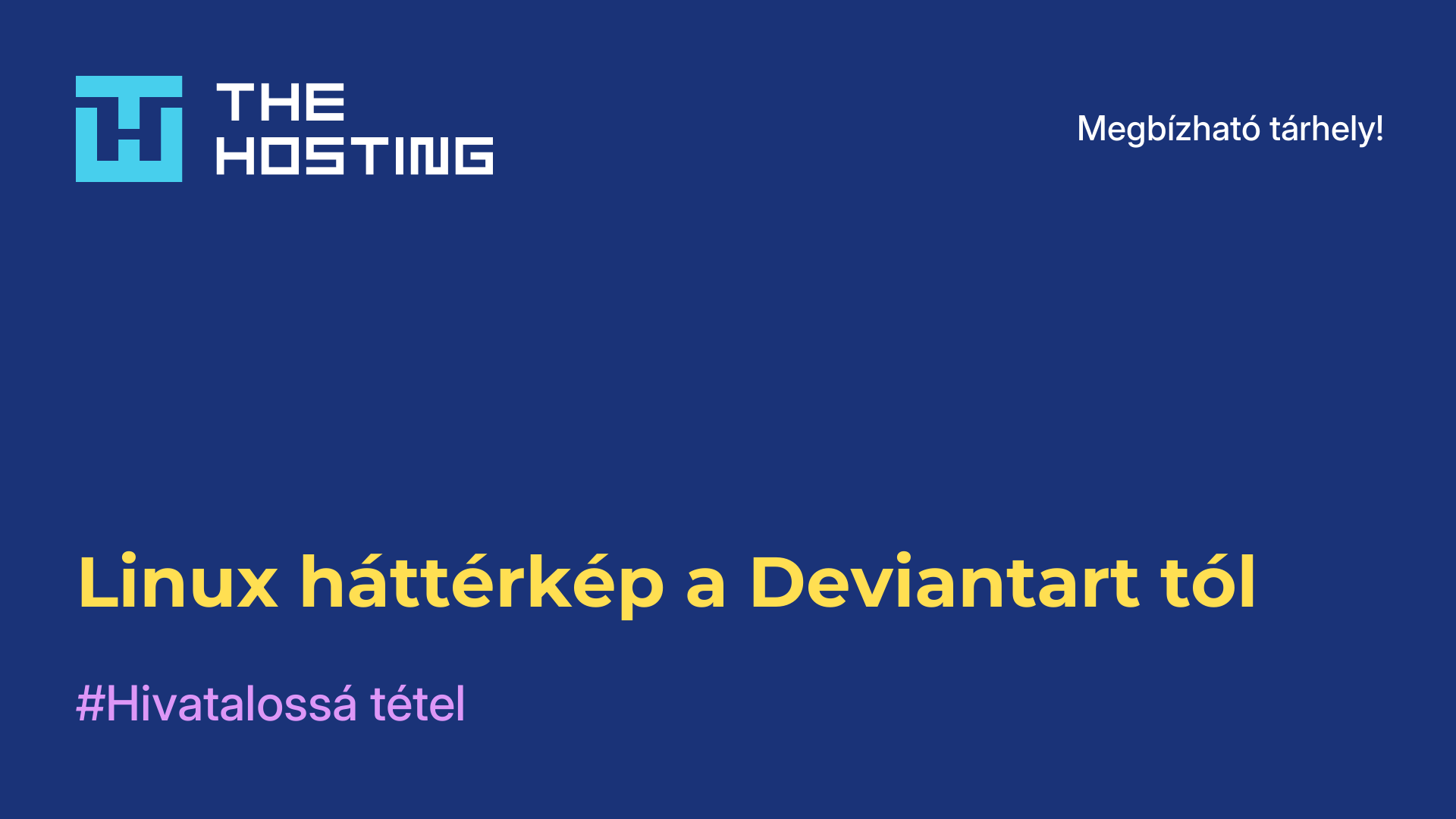 Linux háttérkép a Deviantart-tól