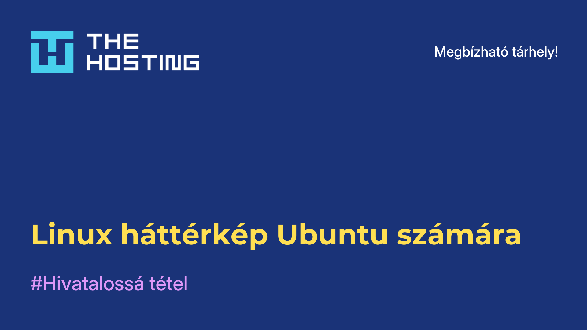 Linux háttérkép Ubuntu számára