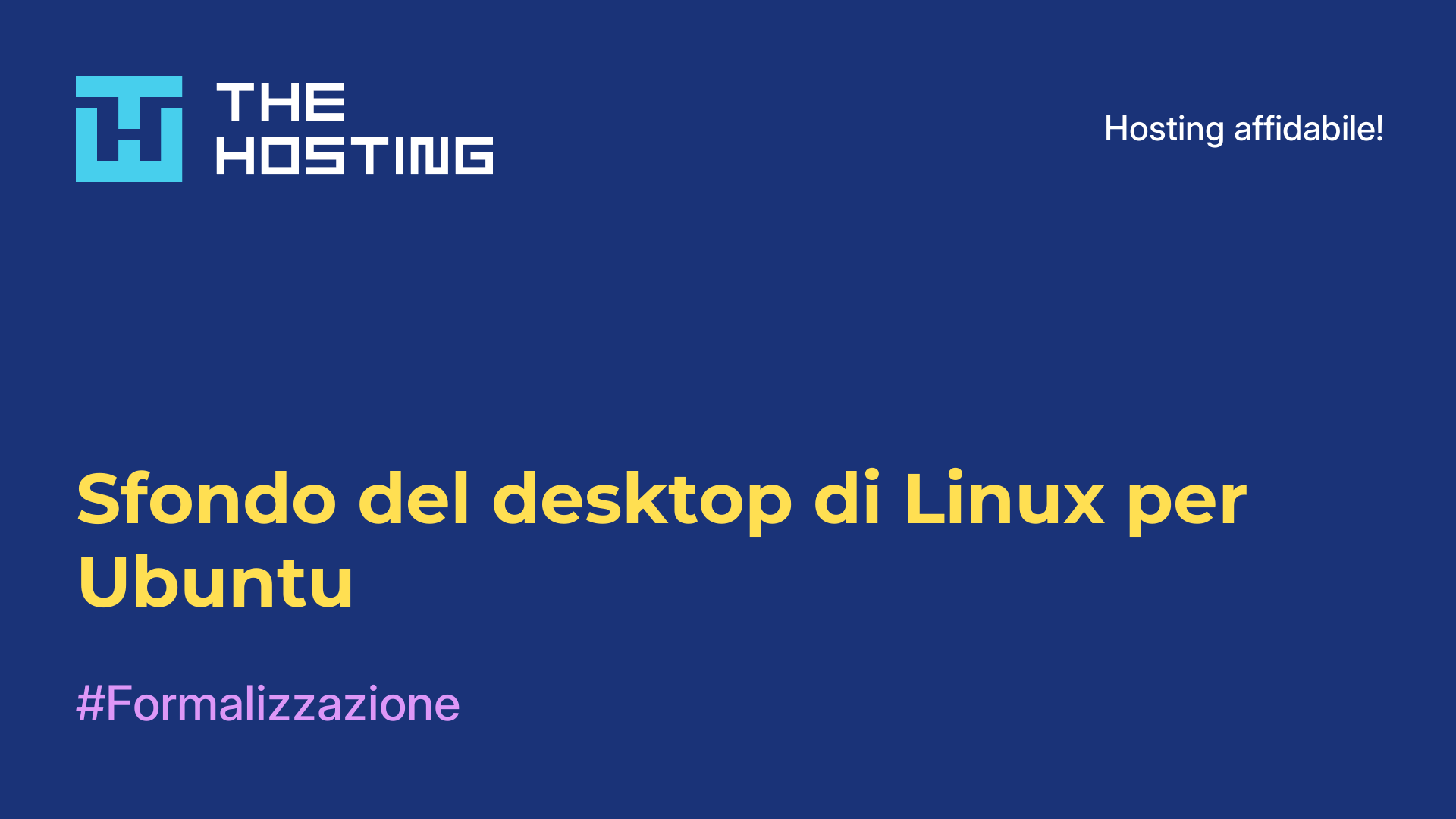 Sfondo del desktop di Linux per Ubuntu