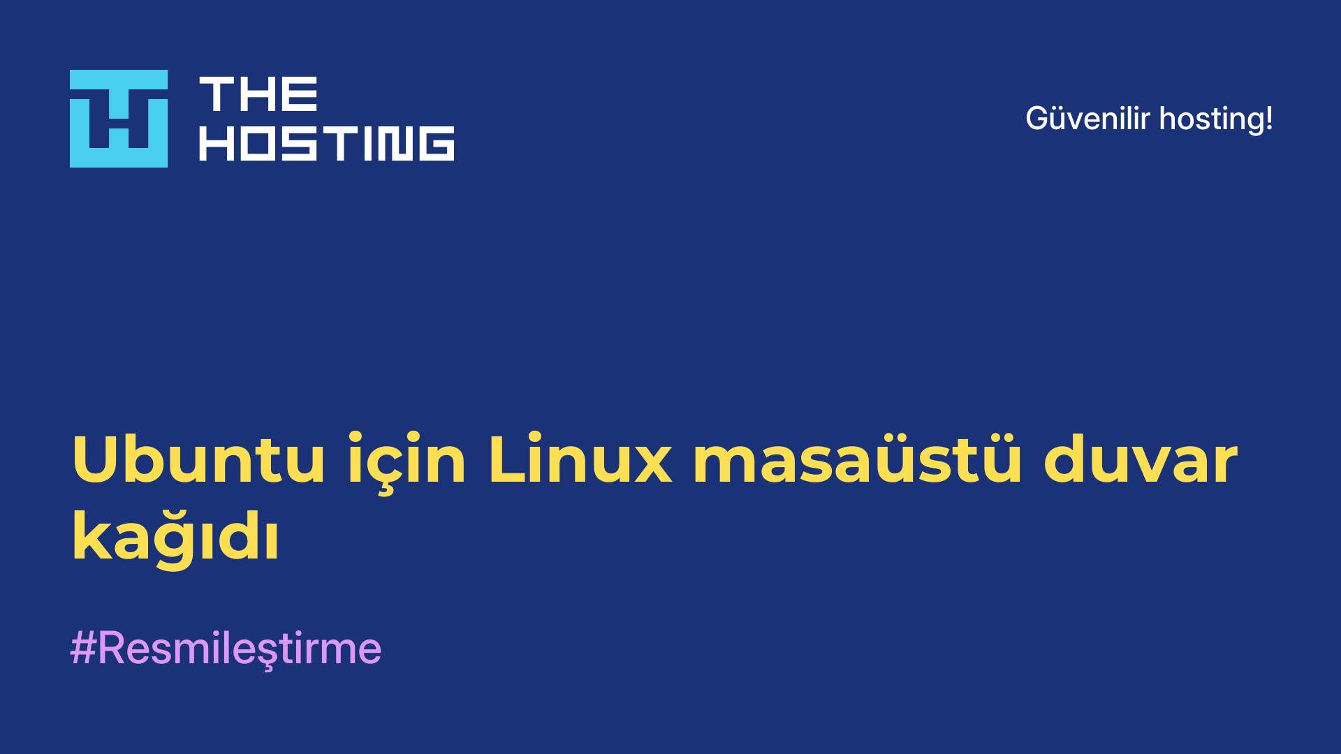 Ubuntu için Linux masaüstü duvar kağıdı