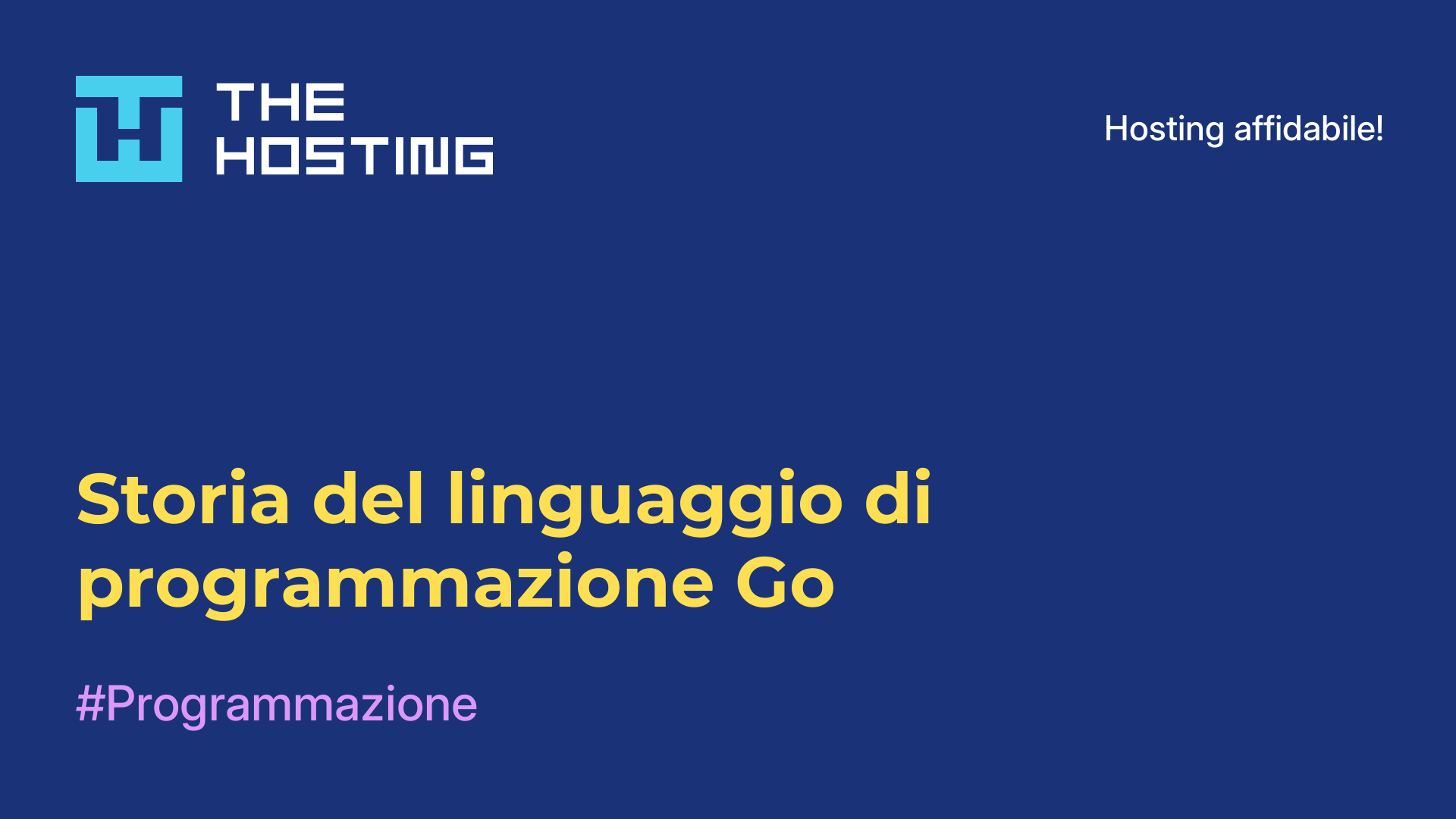 Storia del linguaggio di programmazione Go