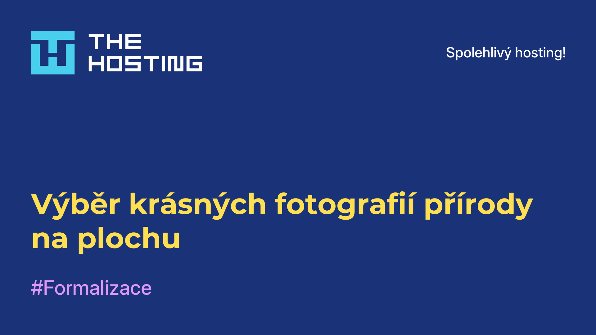 Výběr krásných fotografií přírody na plochu