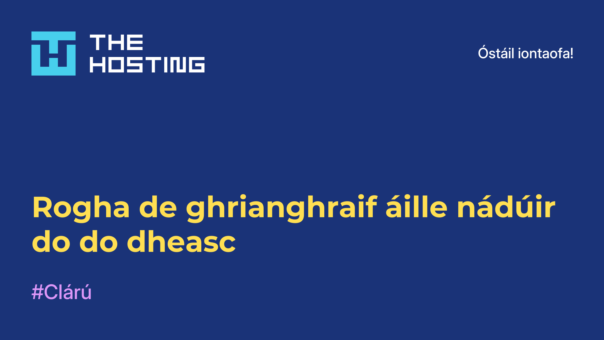 Rogha de ghrianghraif áille nádúir do do dheasc