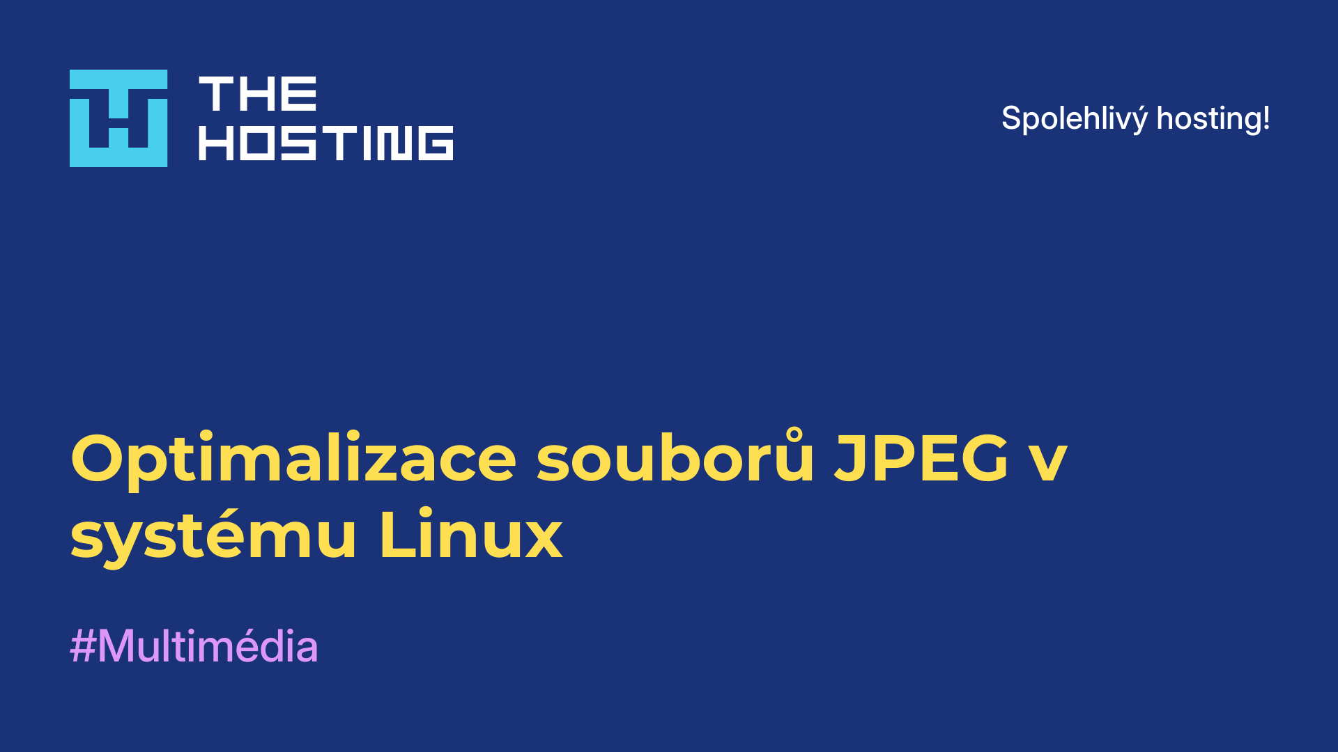 Optimalizace souborů JPEG v systému Linux