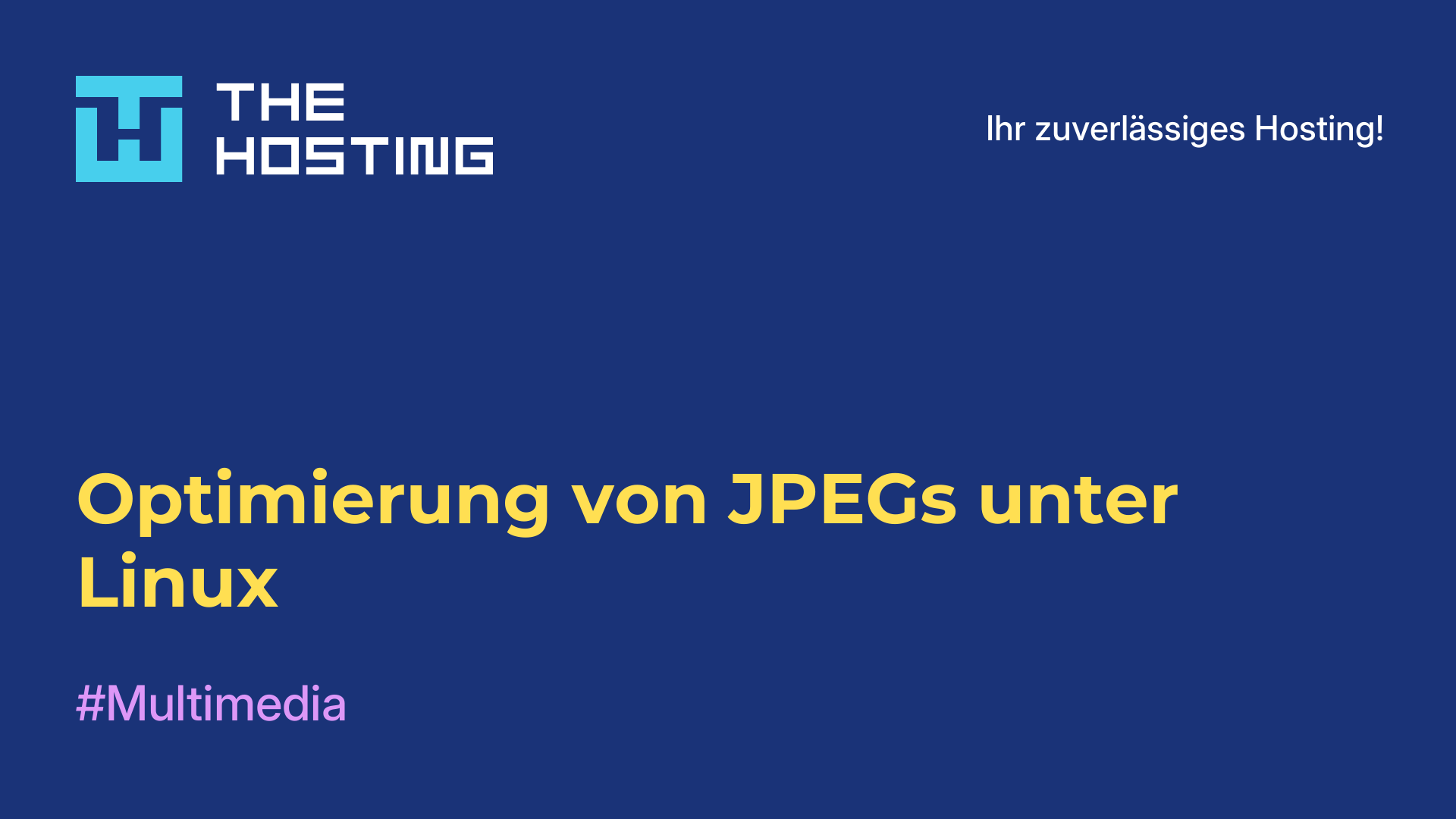 Optimierung von JPEGs unter Linux