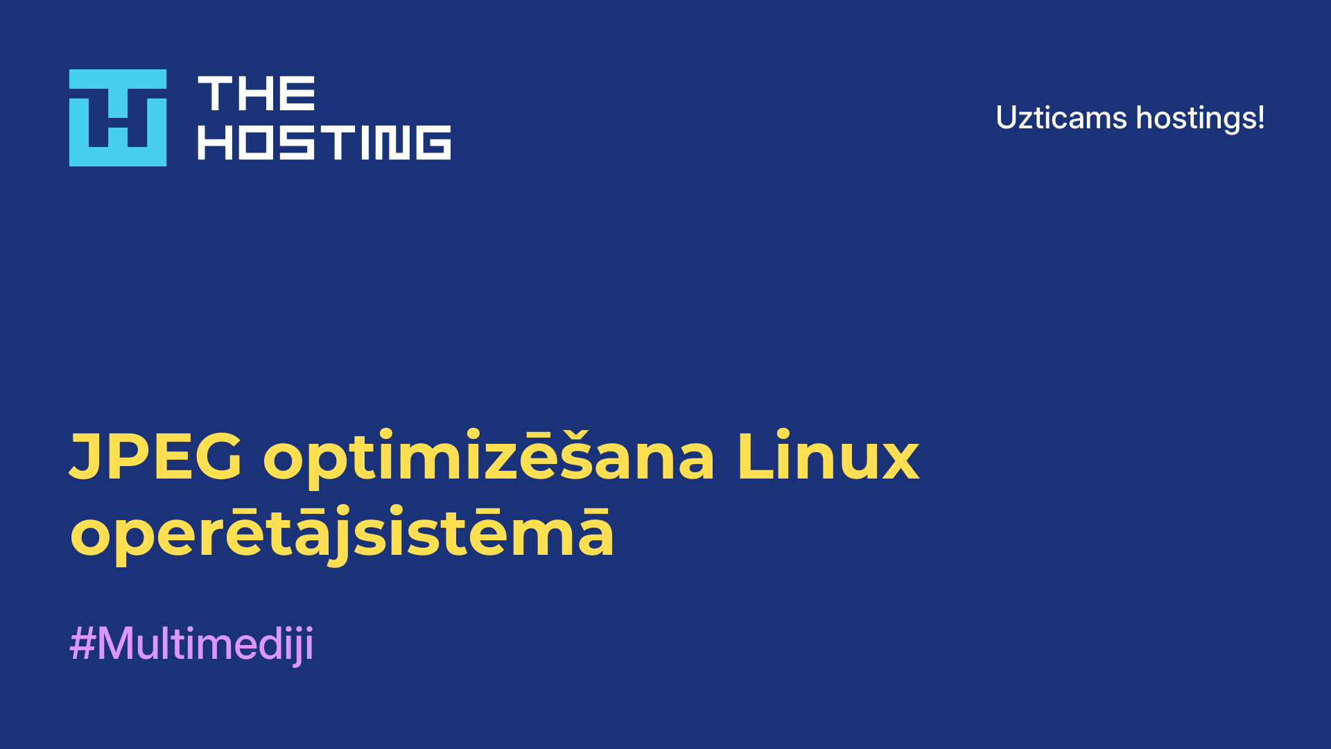 JPEG optimizēšana Linux operētājsistēmā