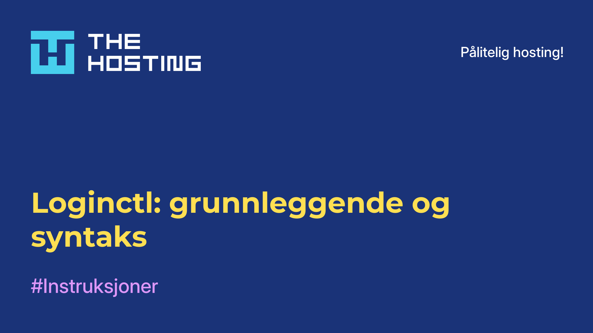 Loginctl: grunnleggende og syntaks