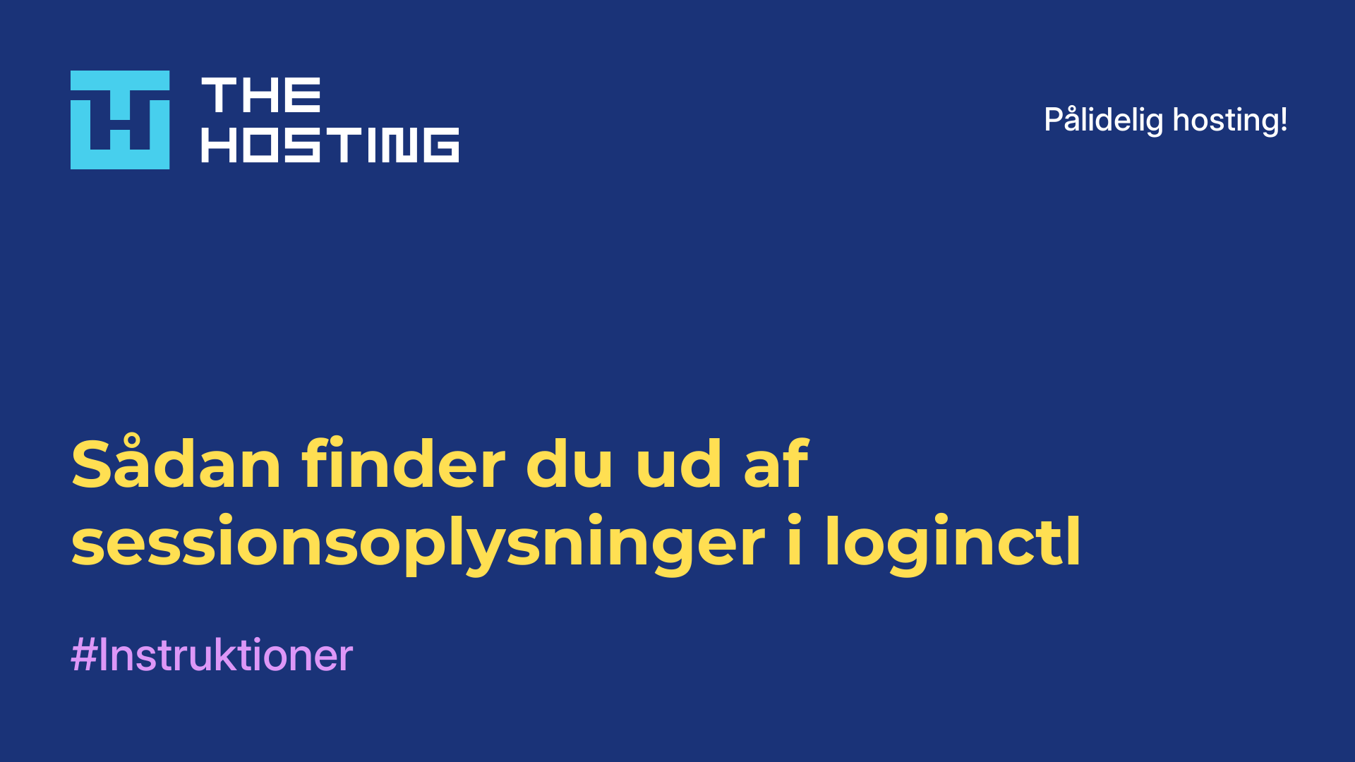 Sådan finder du ud af sessionsoplysninger i loginctl