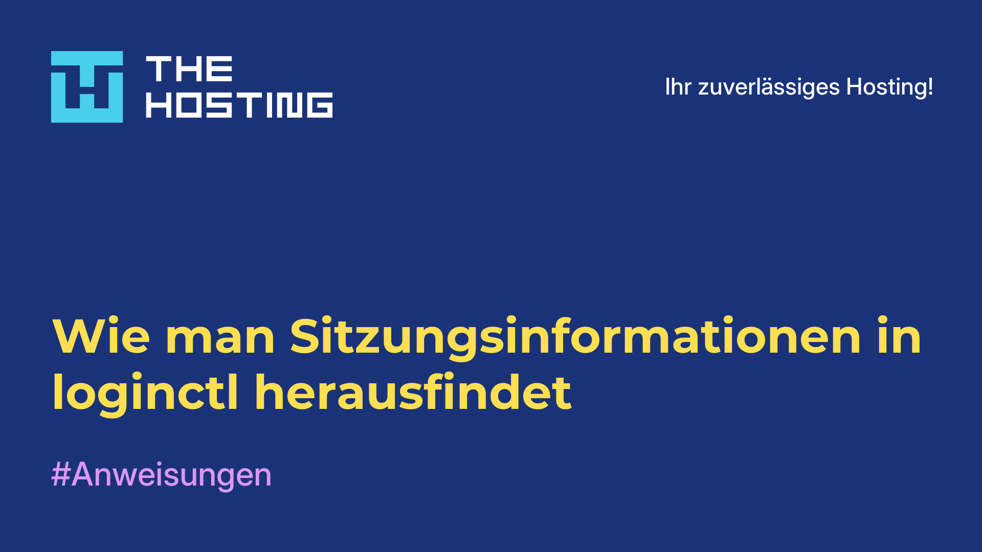 Wie man Sitzungsinformationen in loginctl herausfindet